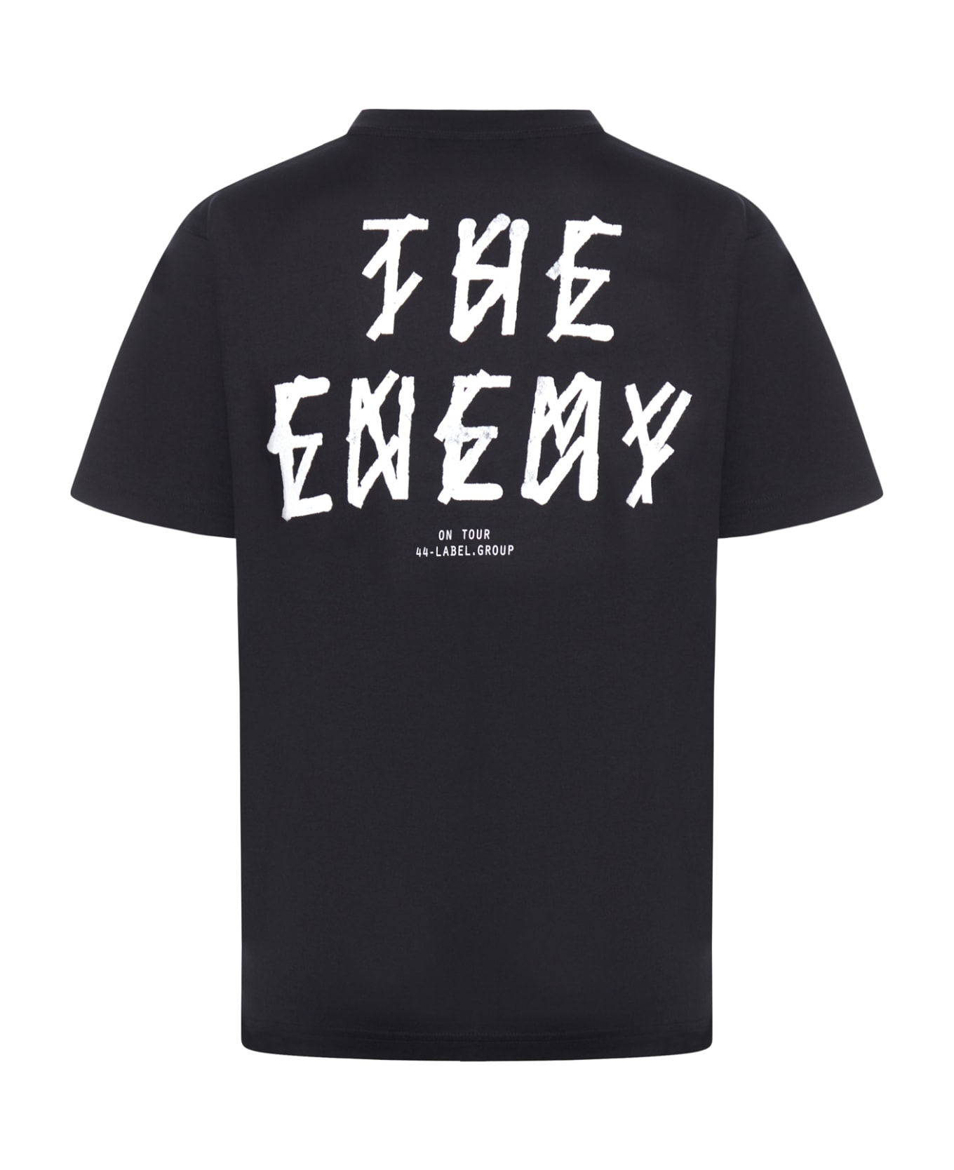44 Label Group Enemy Tee - Black The Enemy Print