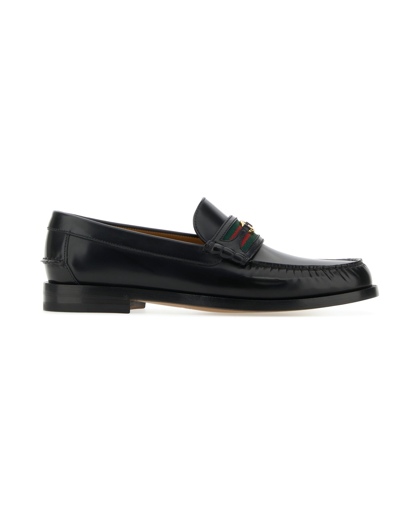 Gucci Black Leather 1953 Loafers - Black