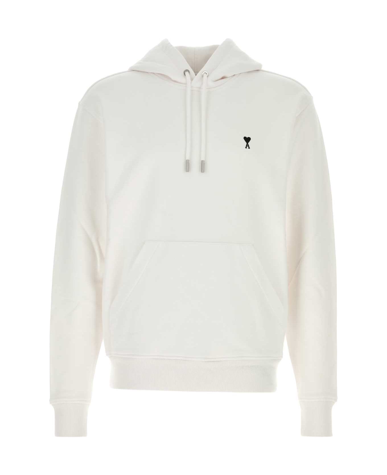 Ami Alexandre Mattiussi White Cotton Sweatshirt - WHITE