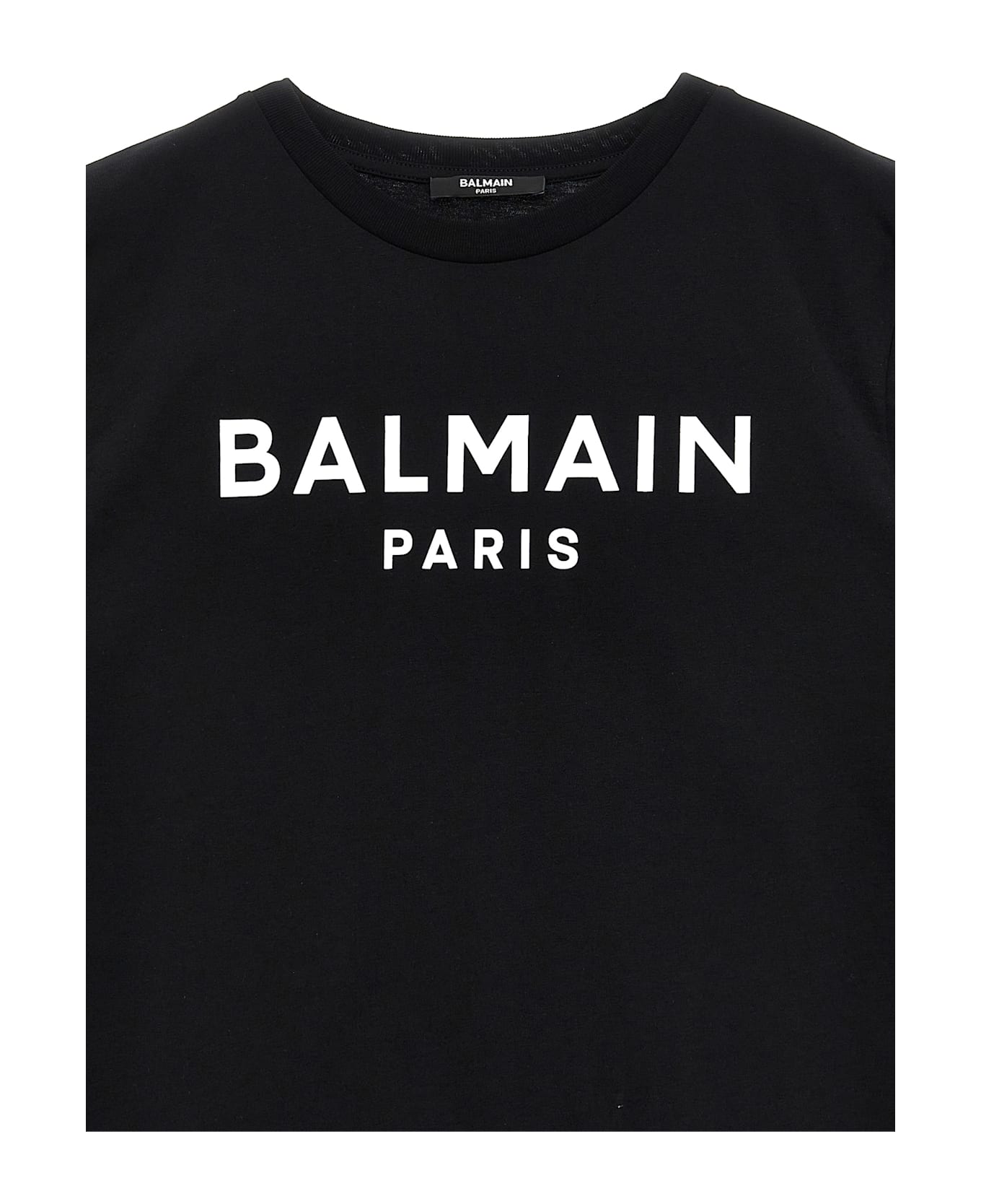 Balmain Logo T-shirt - White/Black