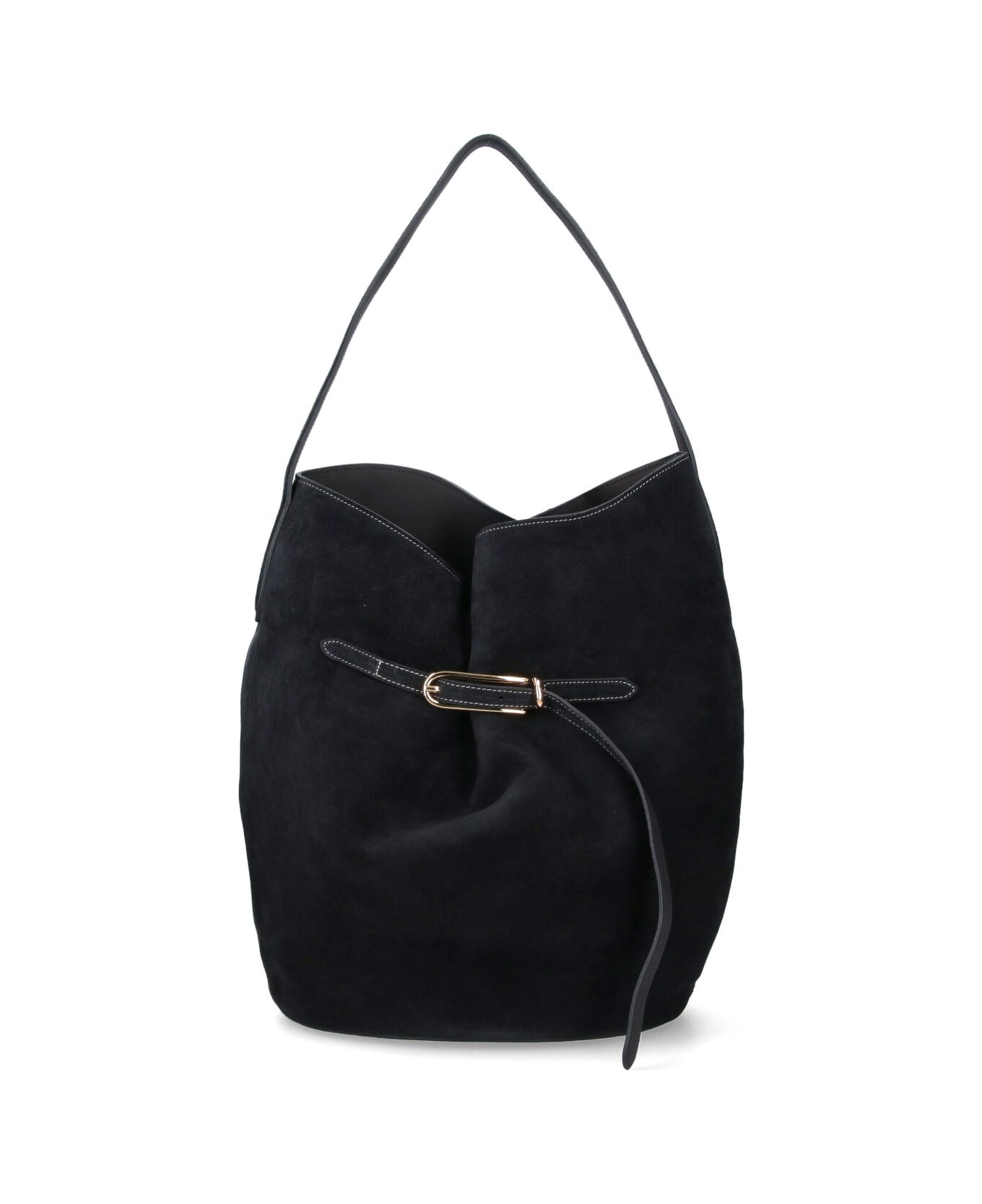 Little Liffner 
belted Bag
 Large Bucket Bag - Black  