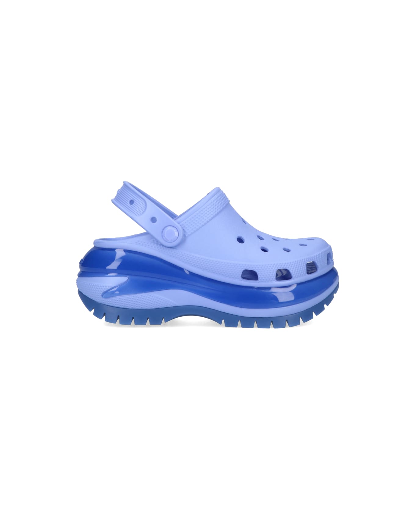 Crocs 'mega Crush' Mules - Light Blue フラットシューズ