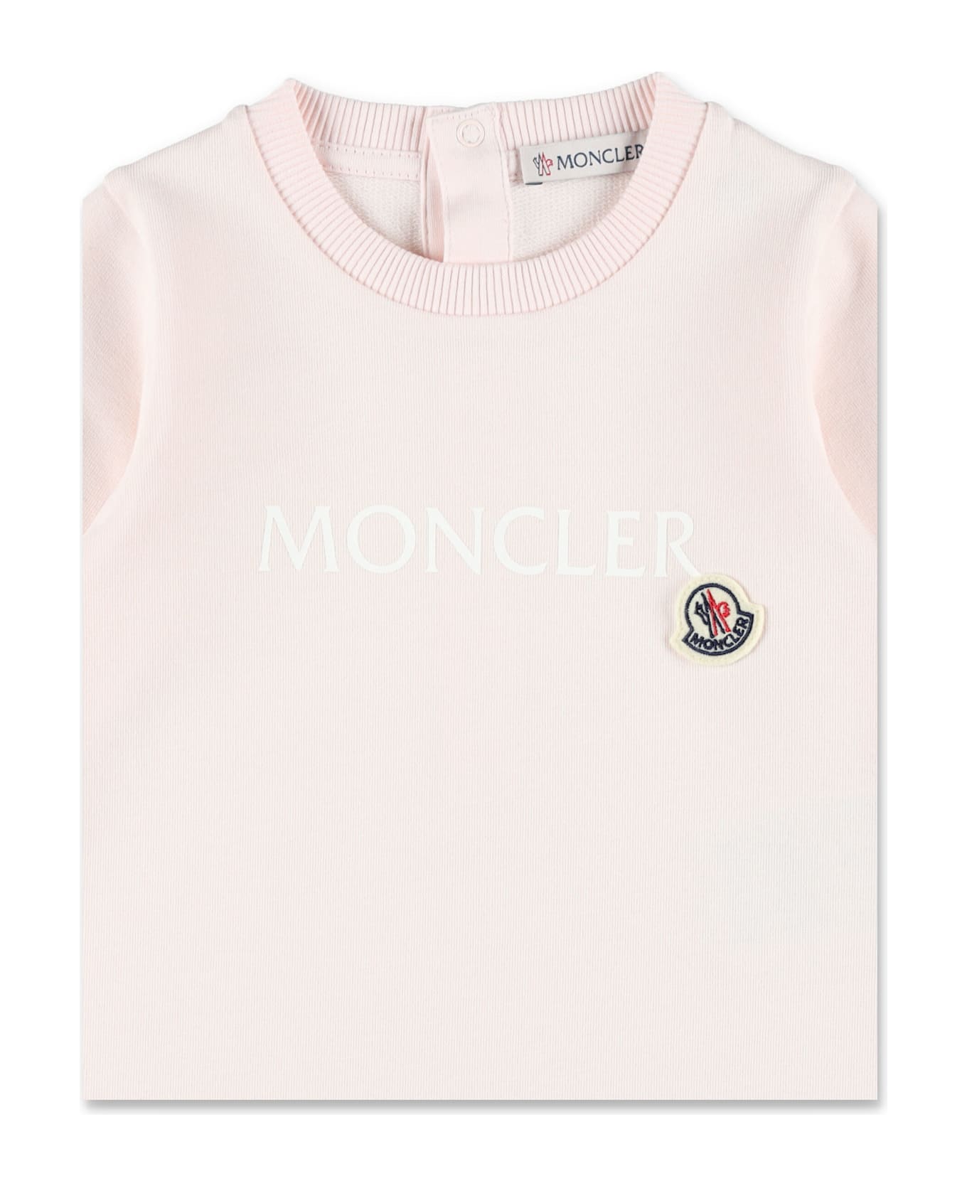 Moncler Kid - Logo Print Cotton Baby Grow