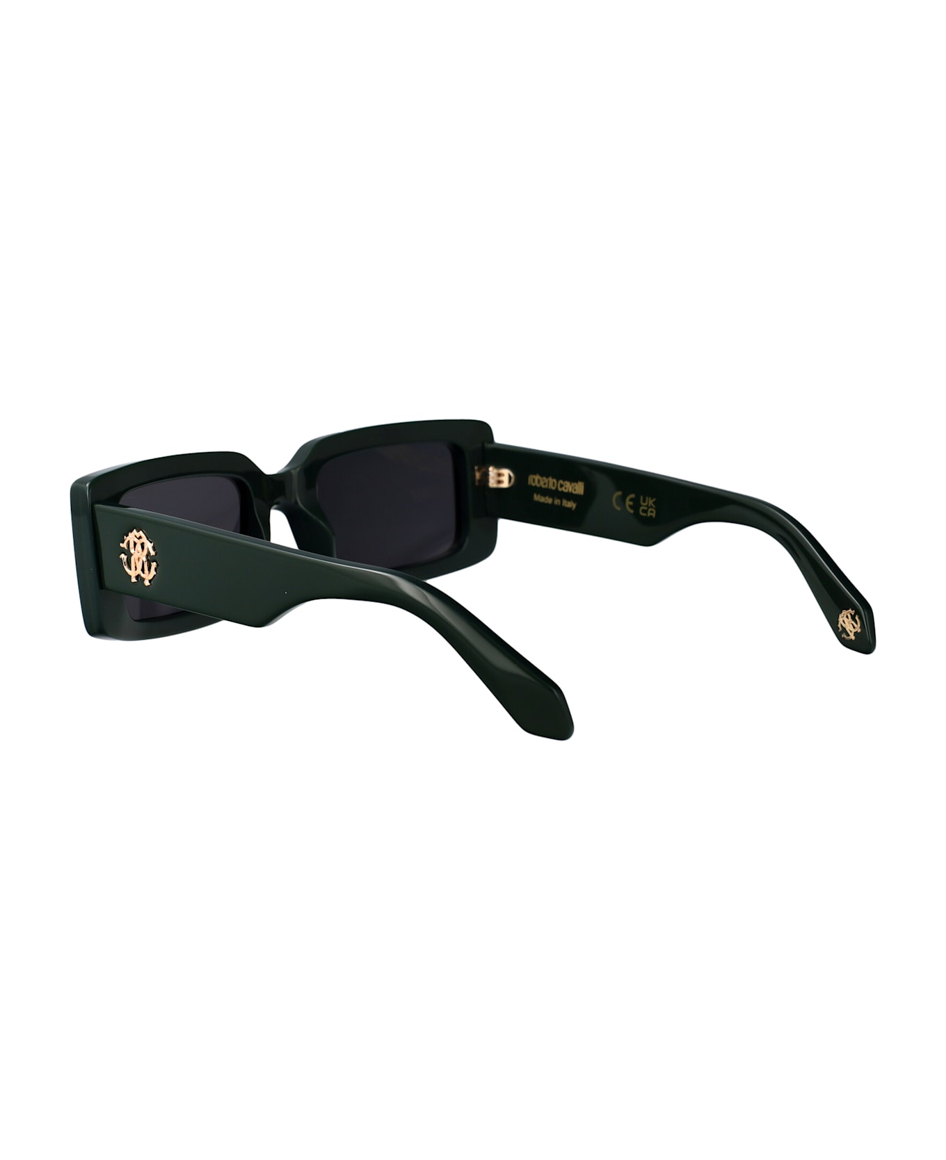 Roberto Cavalli Src109 Sunglasses - VERDE PIENO LUCIDO
