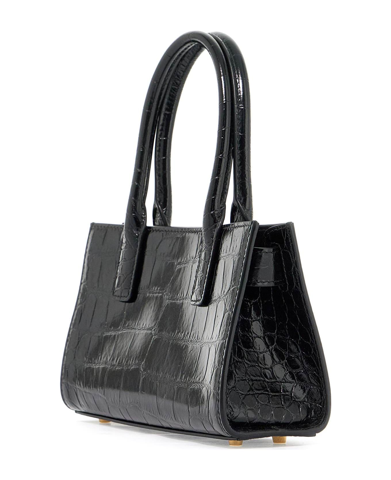 Versace Medusa 
95 Handbag - BLACK-VERSACE GOLD (Black)