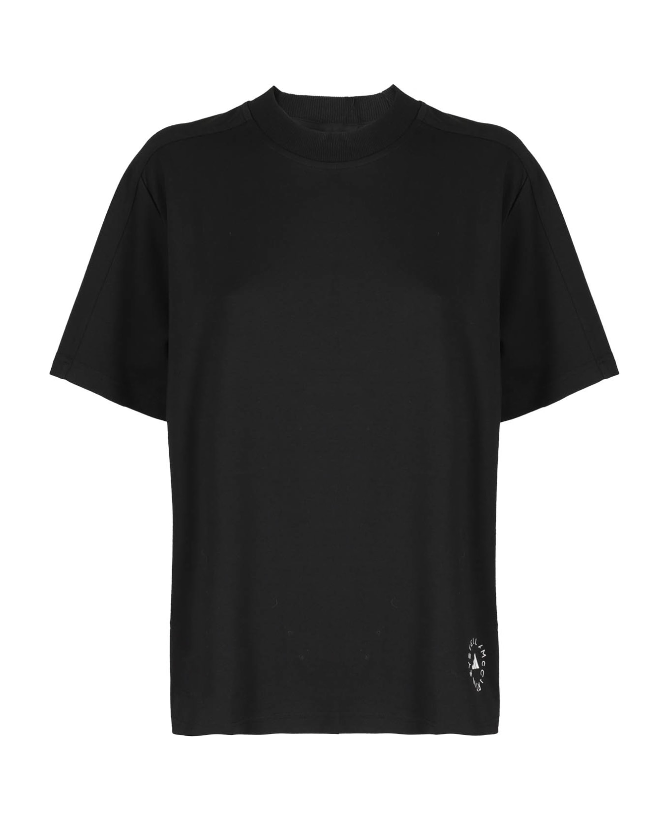 Adidas by Stella McCartney By Stella Mccartney Logo T-shirt - BLACK