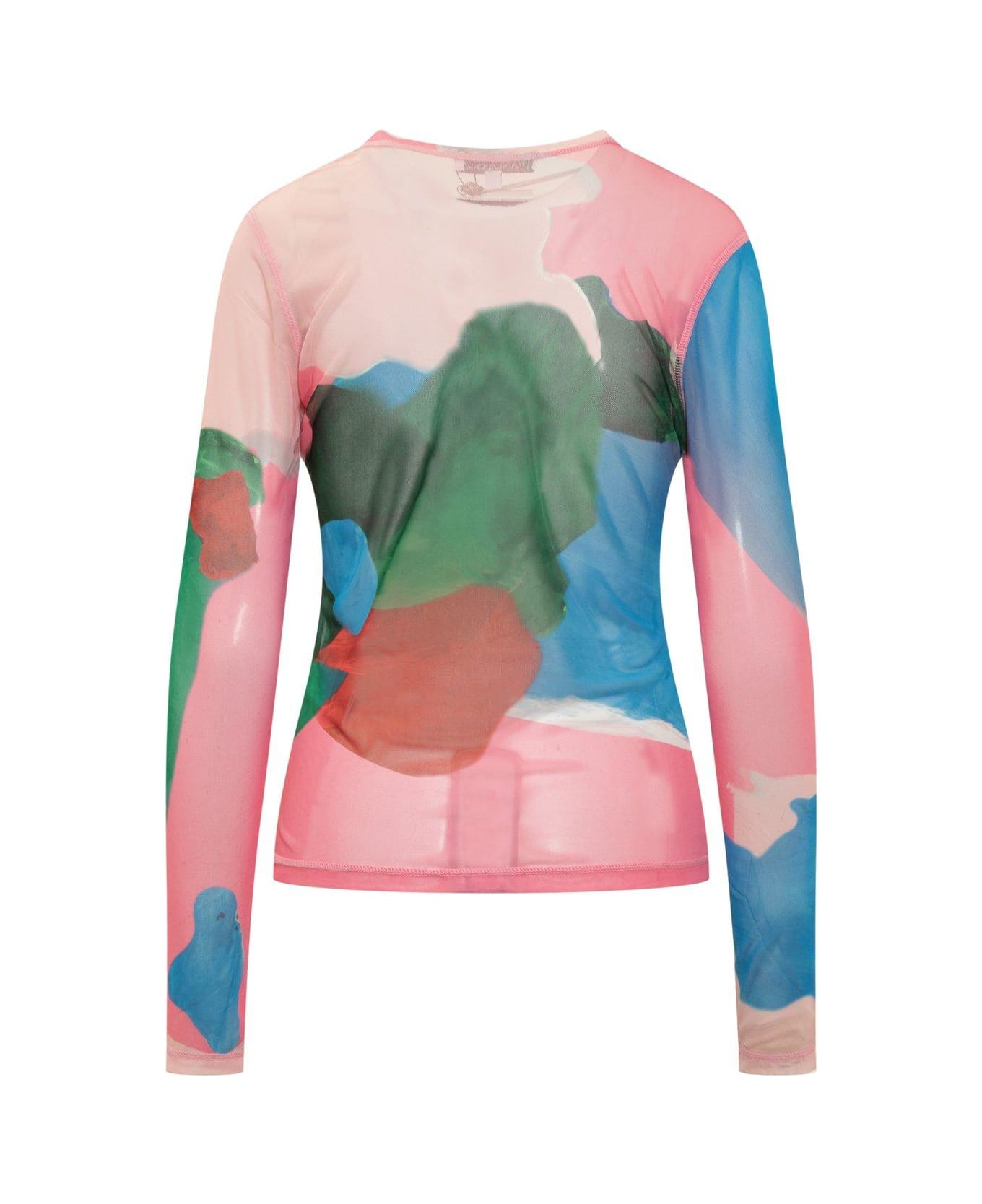 J.W. Anderson Abstract Pattern Print T-shirt - Pink