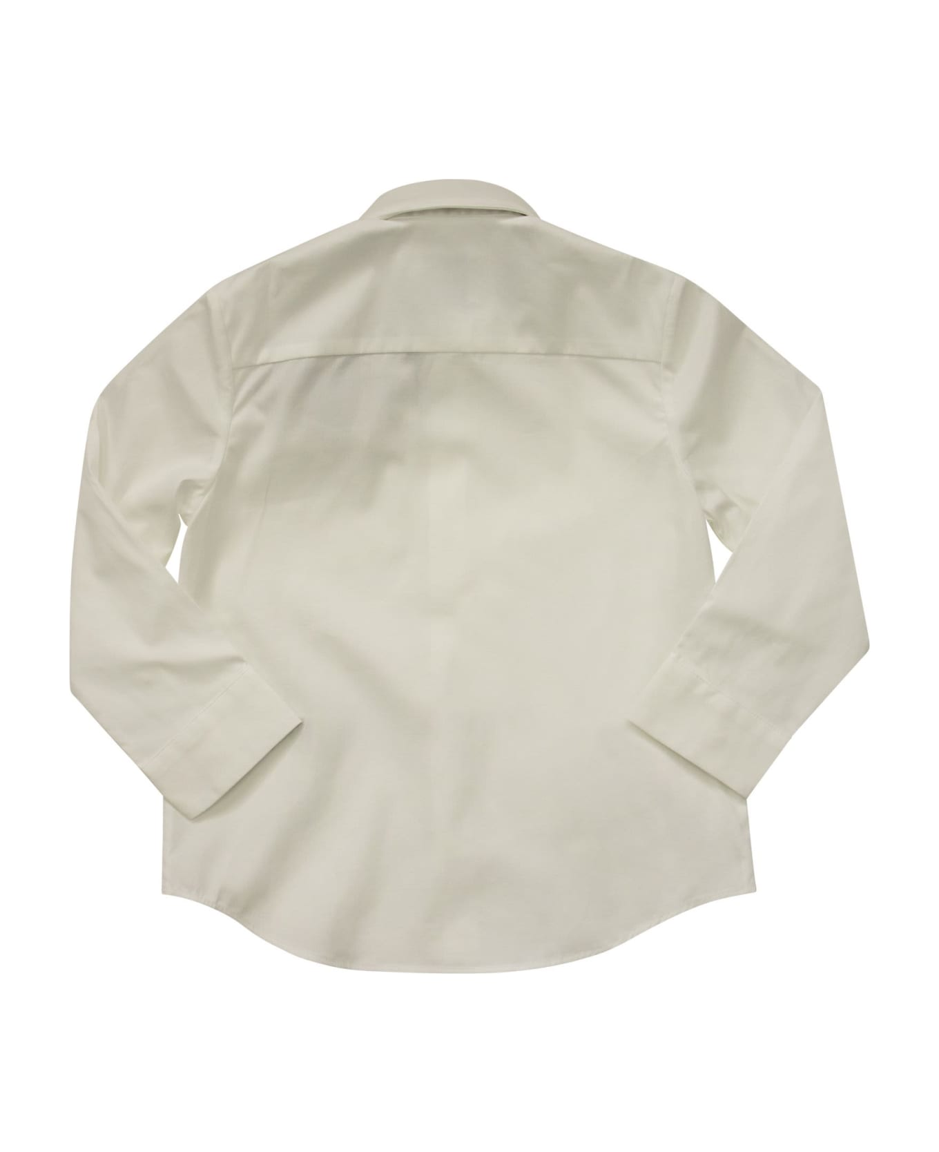 Burberry Owen - Monogrammed Stretch Cotton Poplin Shirt