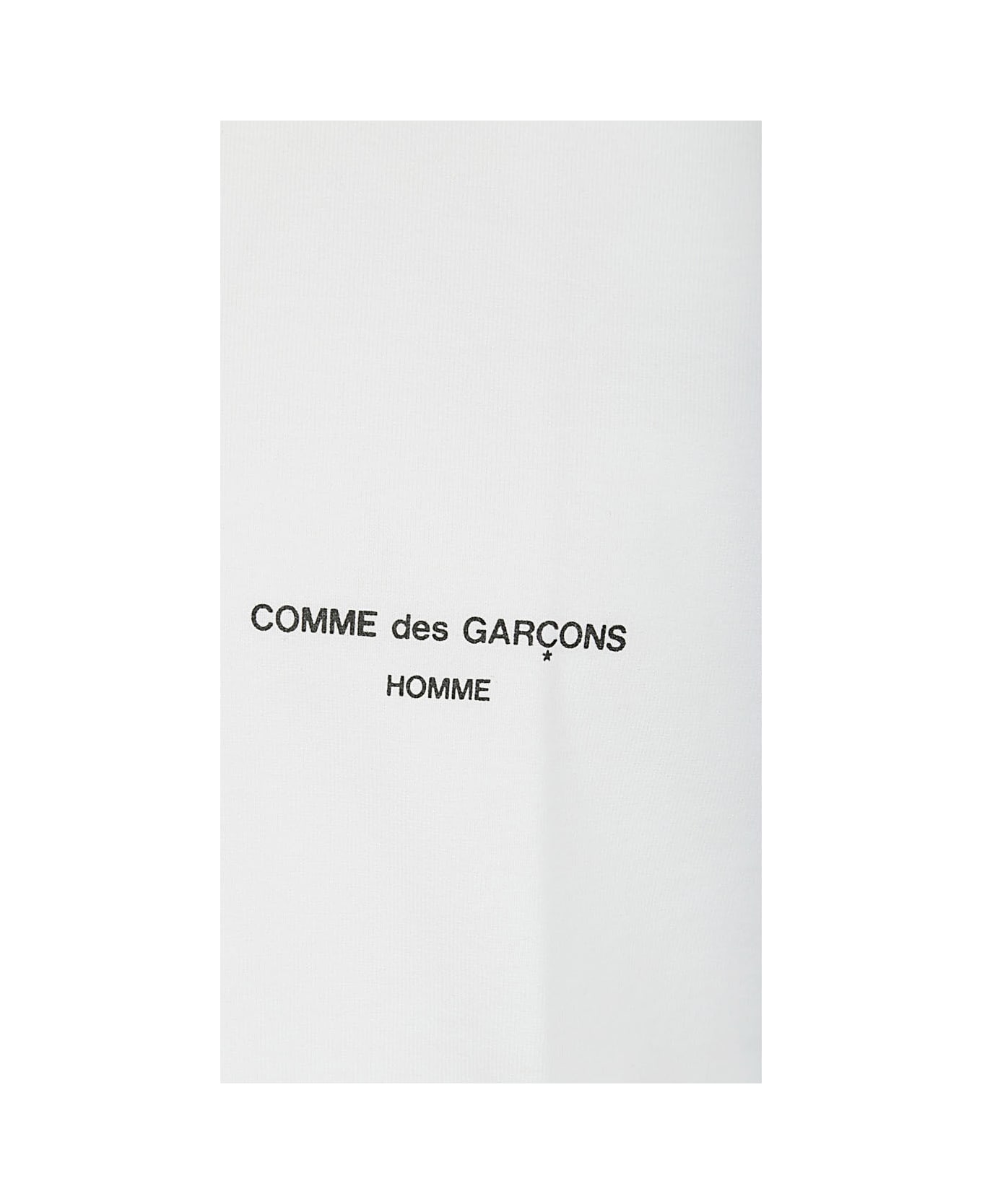 Comme des Garçons Homme Iconic T-shirt With Logo - White