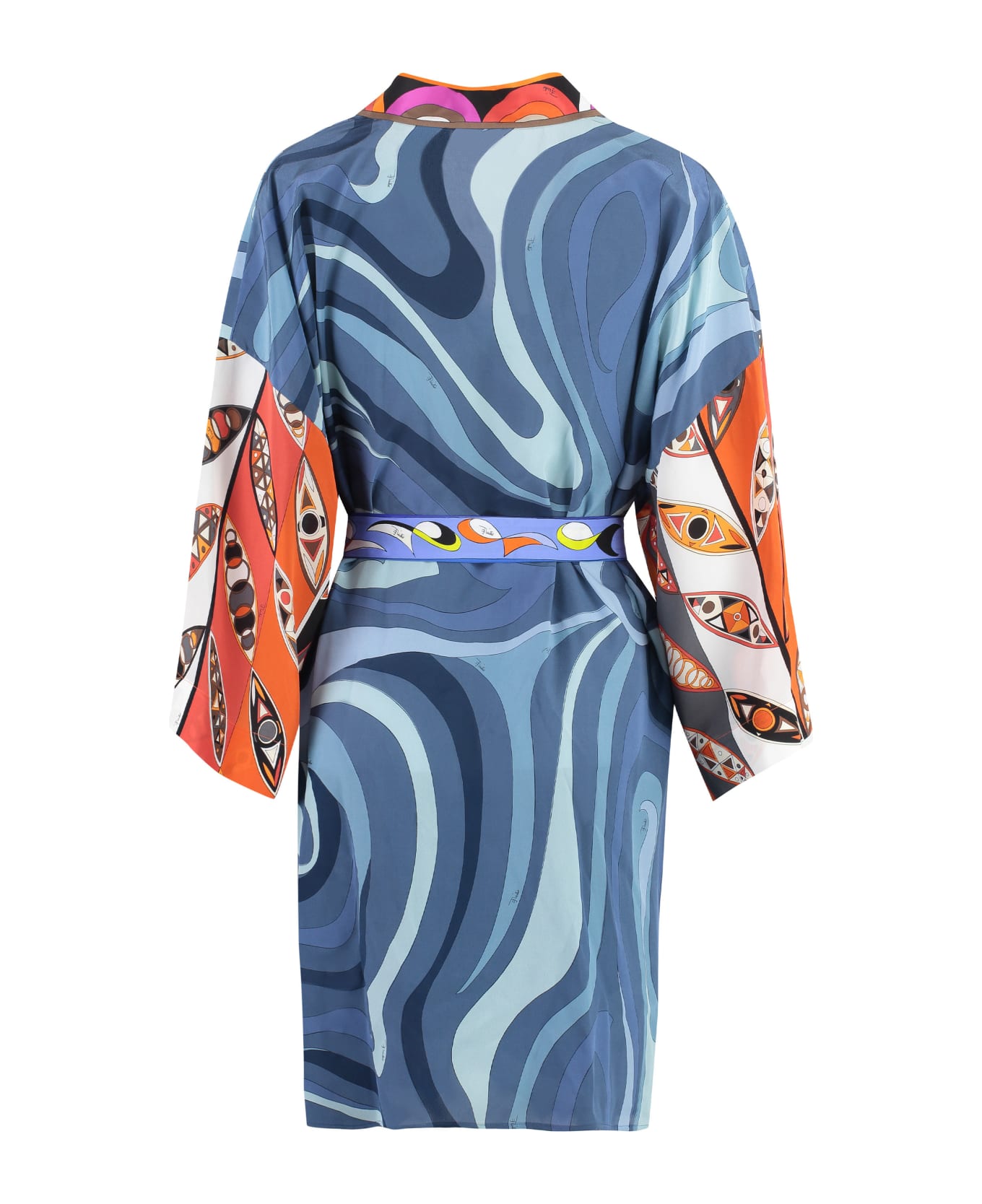 Pucci Printed Silk Night Gown - blue ジャケット