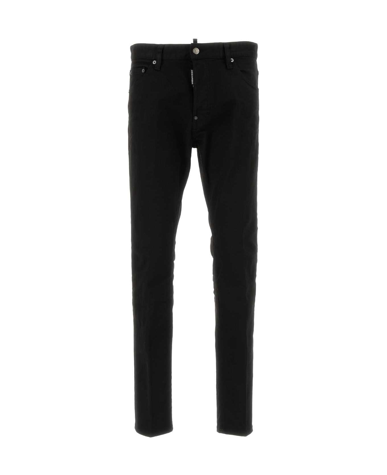 Dsquared2 Black Stretch Denim Cool Guy Jeans - Black