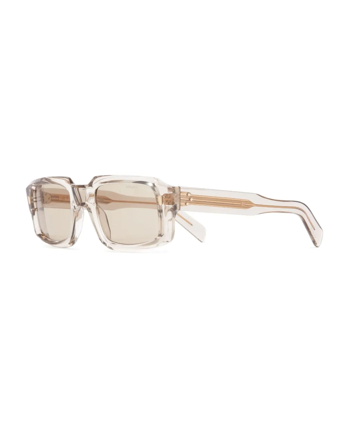 Cutler and Gross 9495 / Sand Crystal Sunglasses - transparent beige