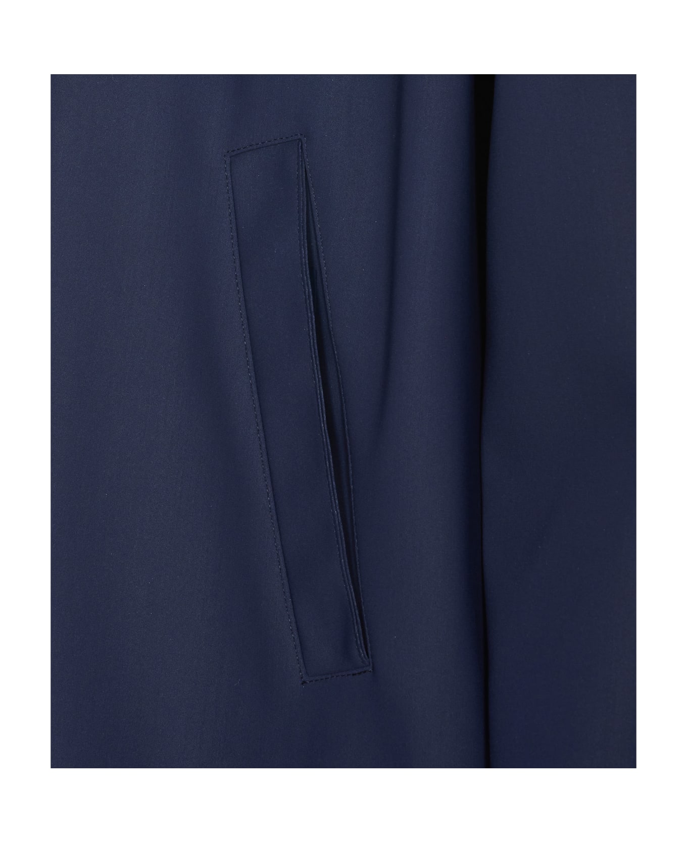 Herno High-neck Long Sleeved Coat - BLU NAVY コート