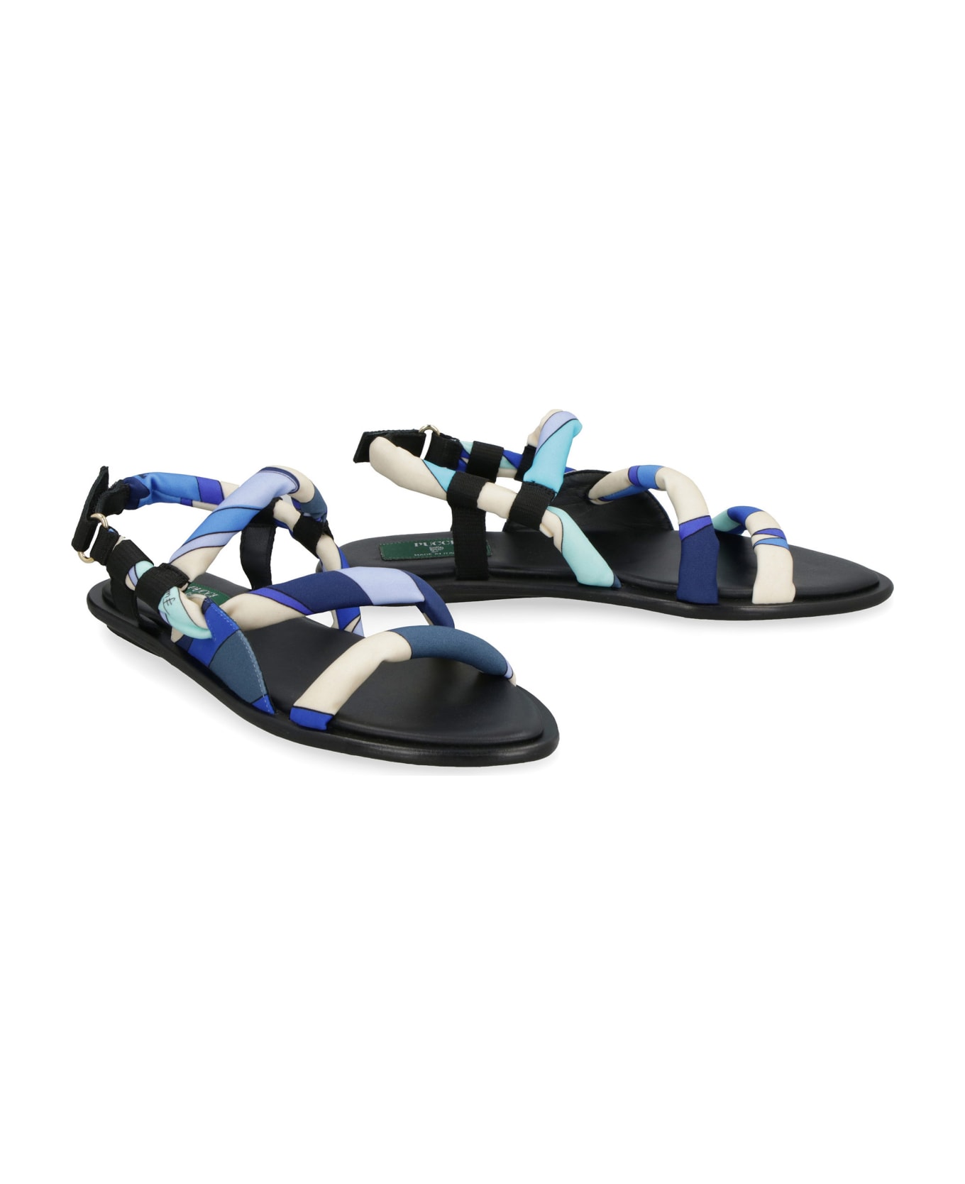 Pucci Lee Flat Sandals - BLU サンダル