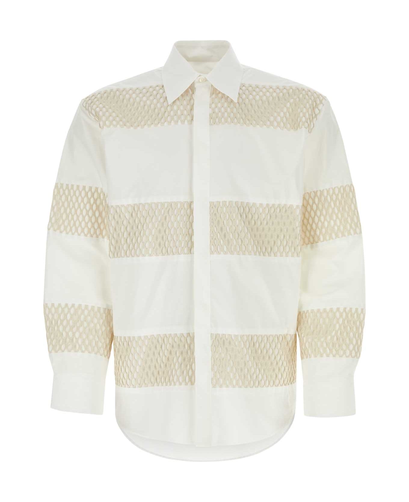 MSGM White Cotton Shirt - 01 シャツ
