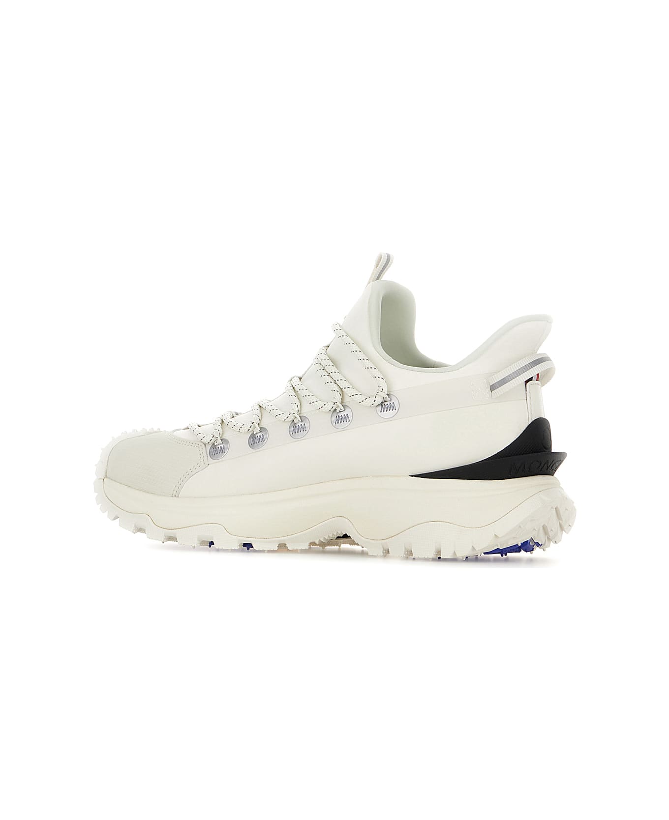 Moncler White Tech Fabric Trailgrip Lite 2 Sneakers - Bianco