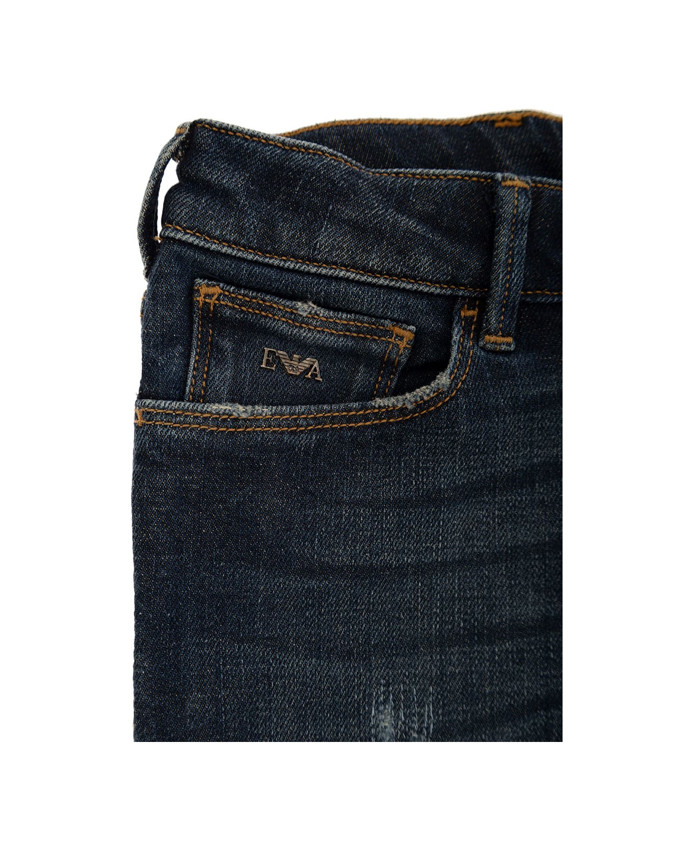 Emporio Armani Pantalone 5 Tasche - Denim Blu+Ù