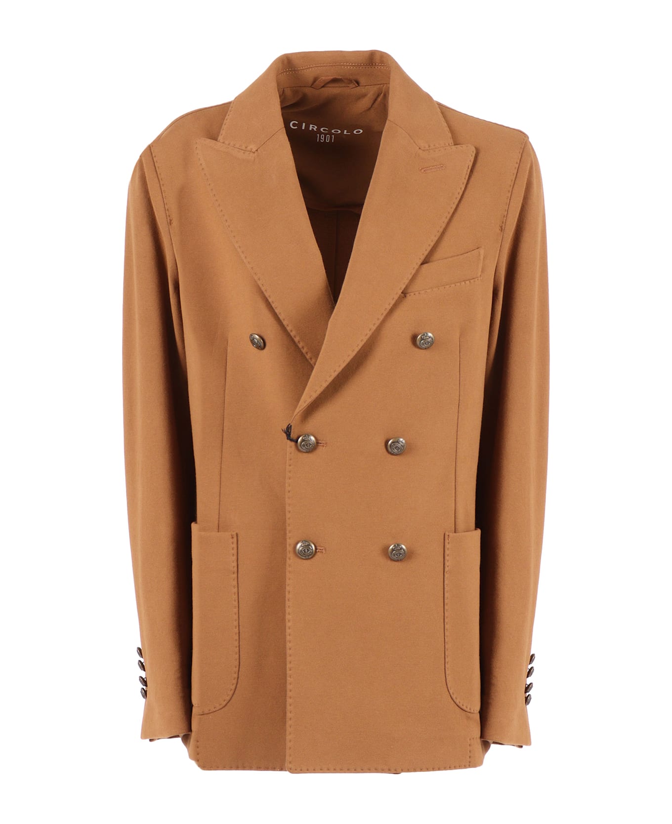 Circolo 1901 Double Breasted L.f. - BROWN