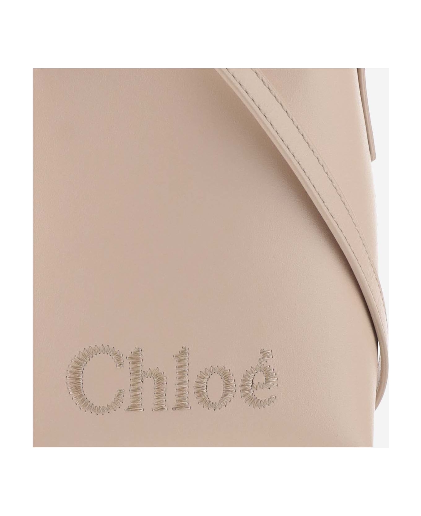 Chloé Sense Micro Tote Bag - CEMENT pink トートバッグ