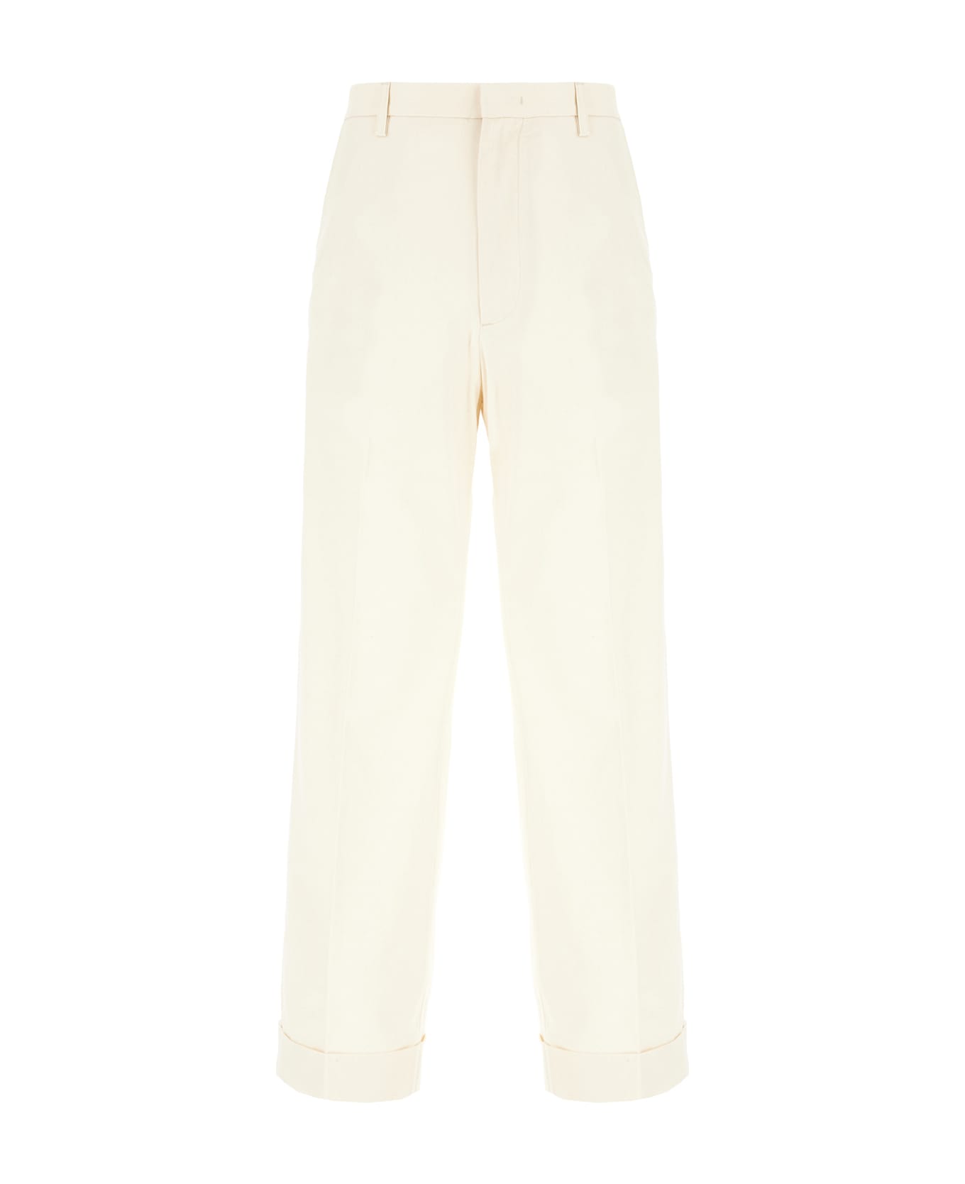 Valentino Garavani Sand Cotton Pants - Ecru