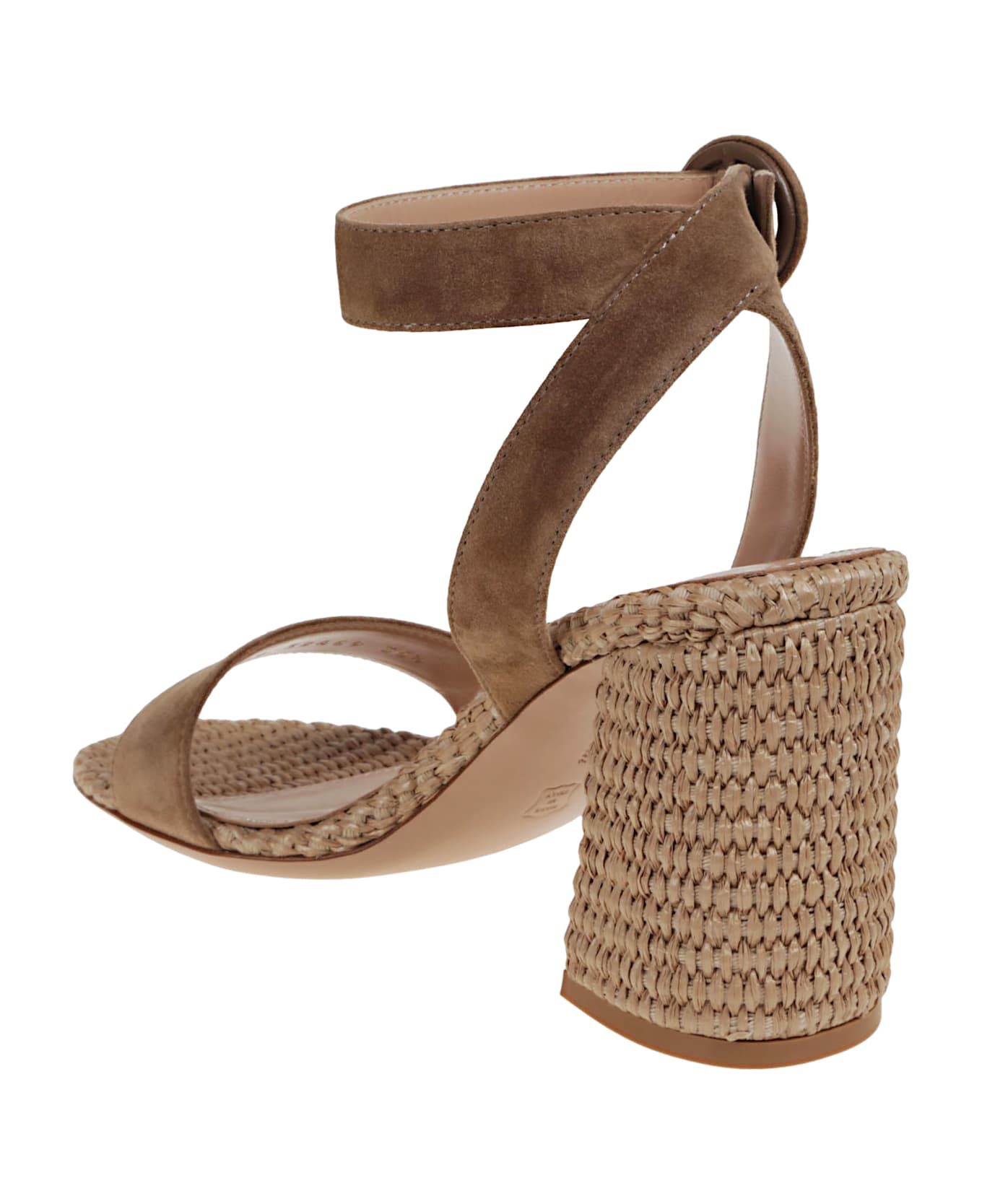 Gianvito Rossi G32469 Camoscio+marbella - Cmna Camel Natural