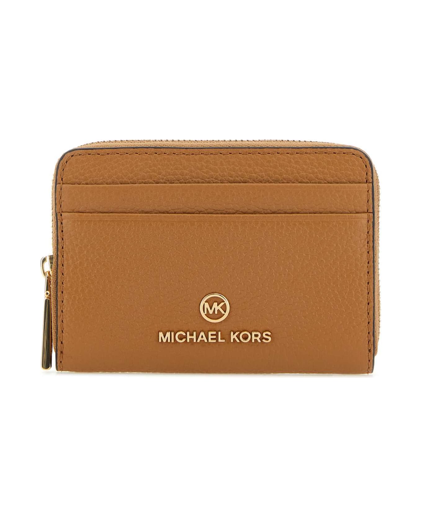 Michael Kors Camel Leather Wallet - PALEPEANUT 財布