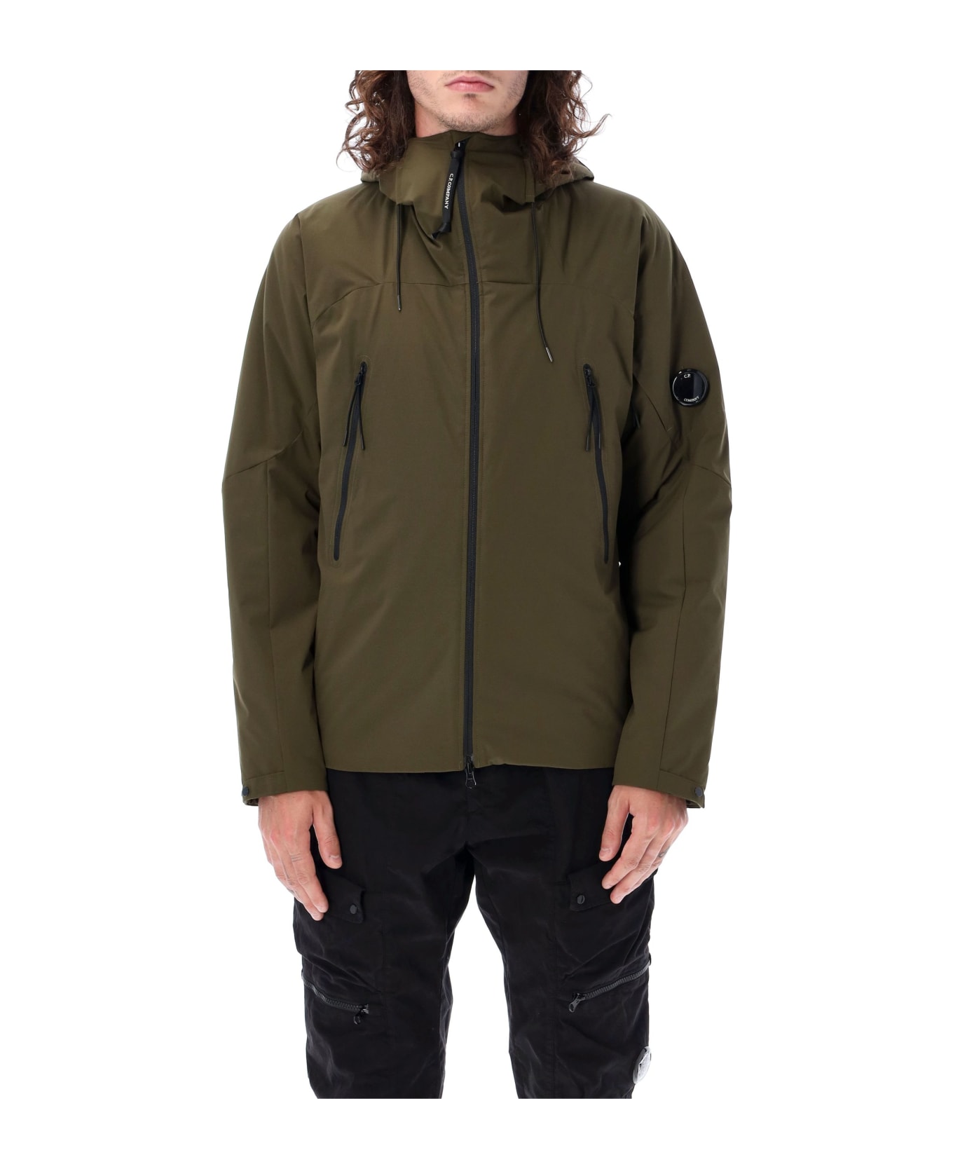 C.P. Company Pro-tek Hooded Jacket - MILITARY GREEN