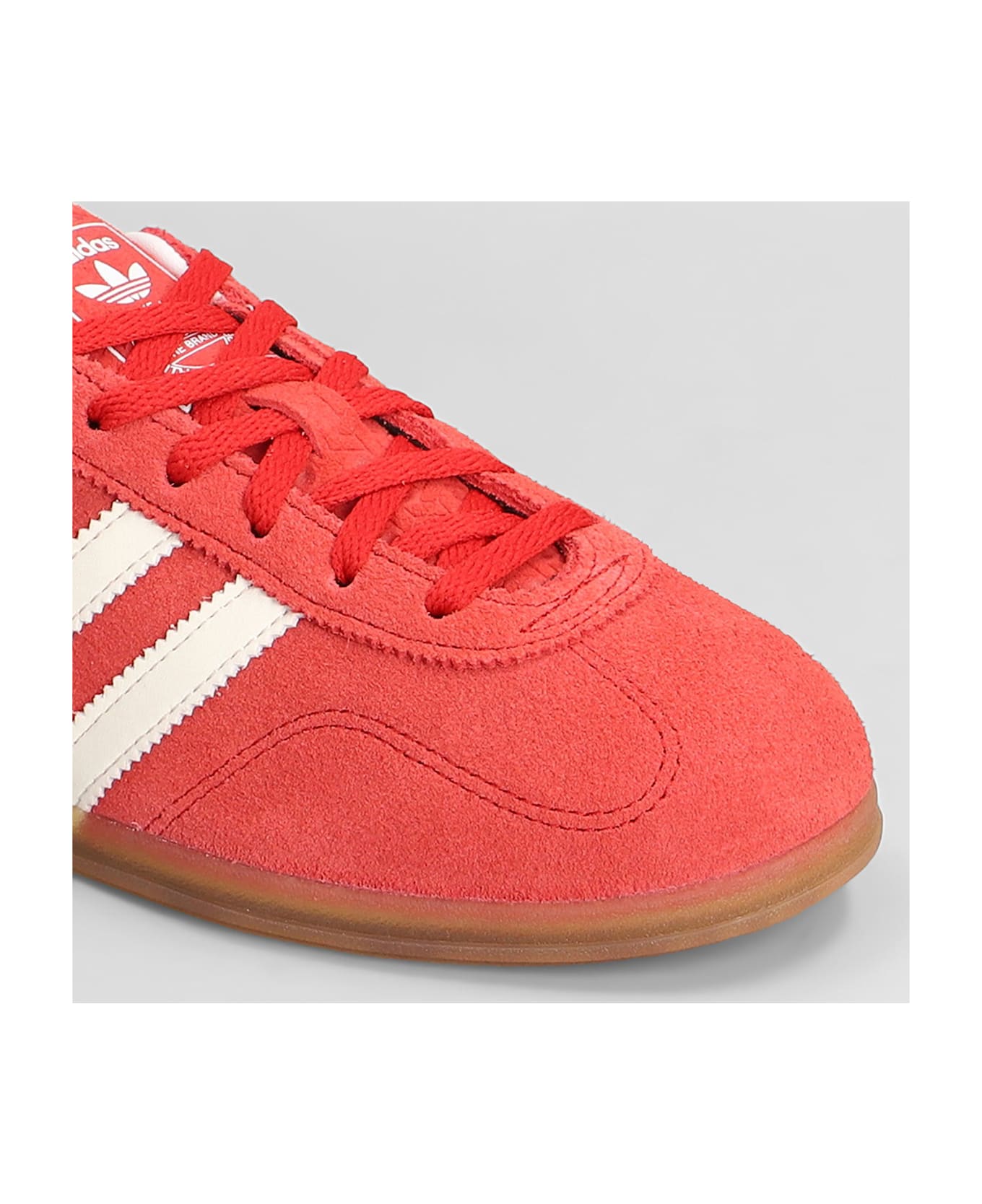 Adidas Originals Gazelle Lo Pro Sneakers In Red Suede - RED