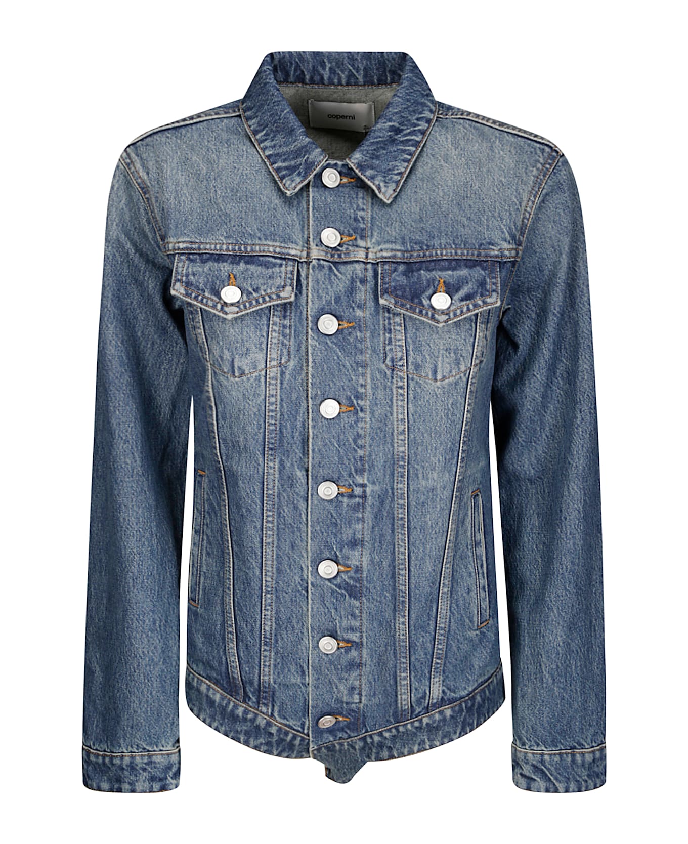 Coperni Denim Body Jacket - BLUE VINTAGE