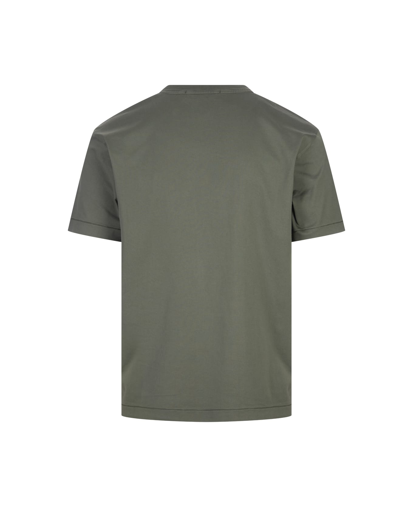 Stone Island Green 60/2 Cotton T-shirt - Green