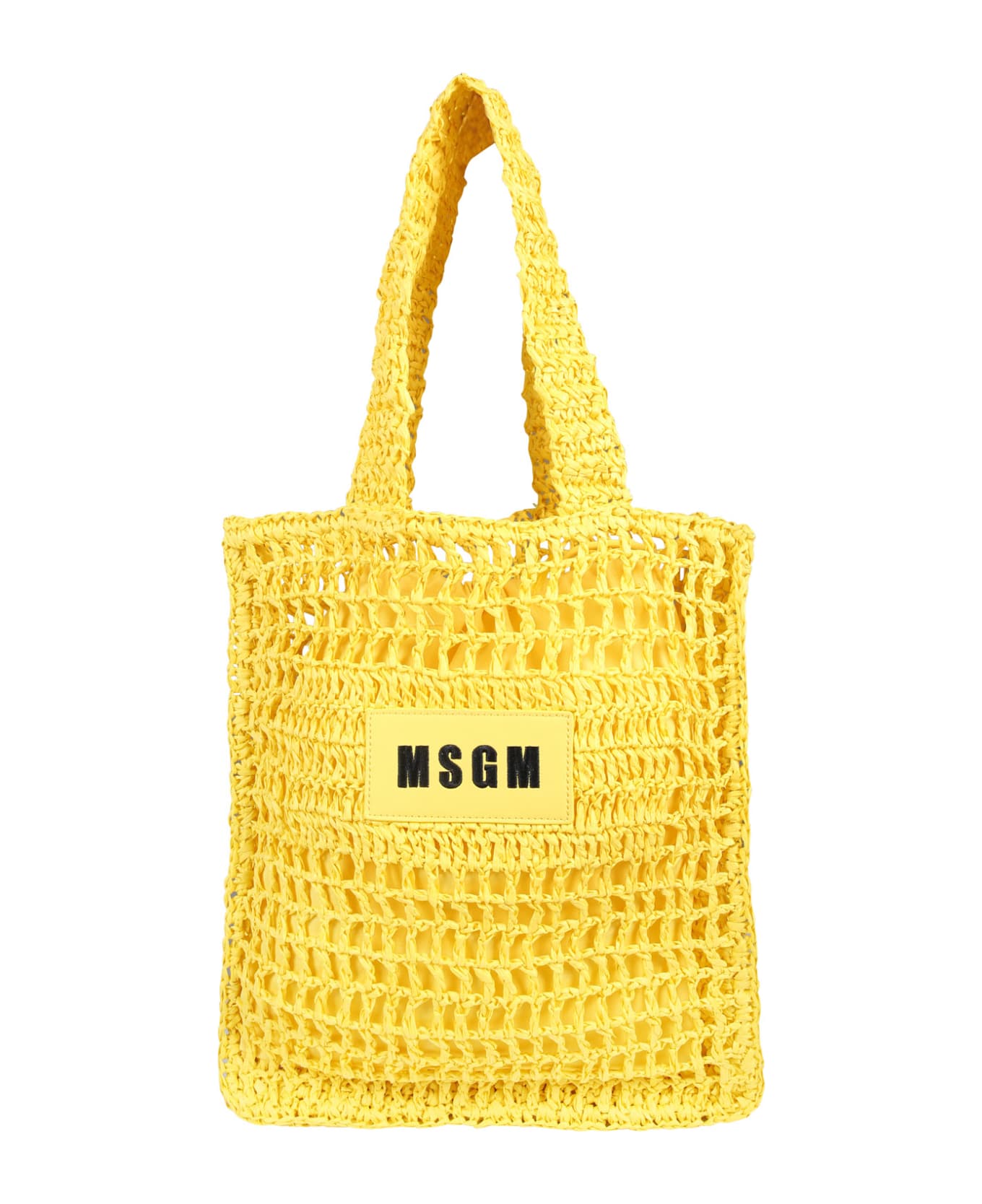 MSGM Yellow Bag For Girl With Logo - Yellow アクセサリー＆ギフト
