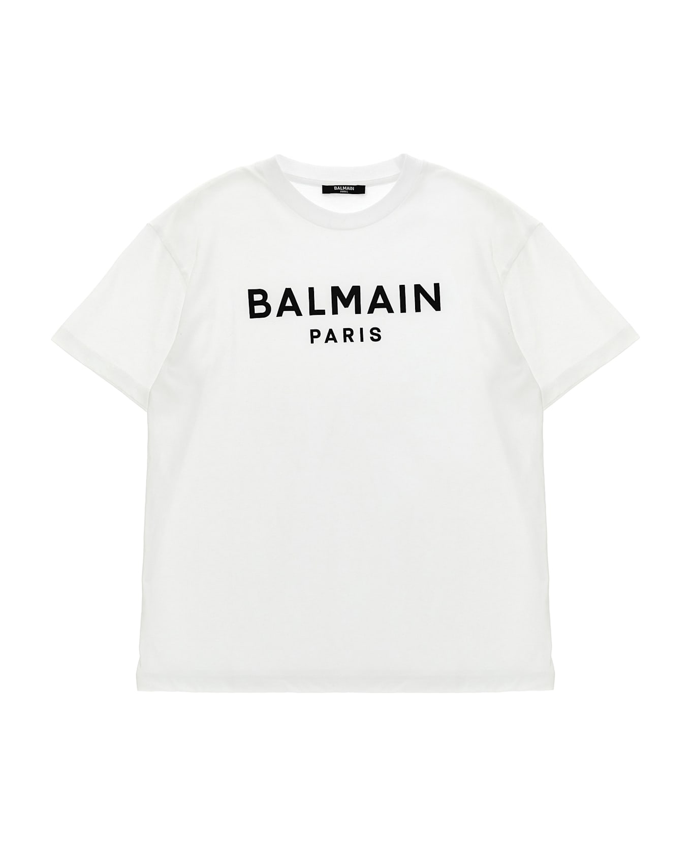 Balmain Logo T-shirt - White/Black