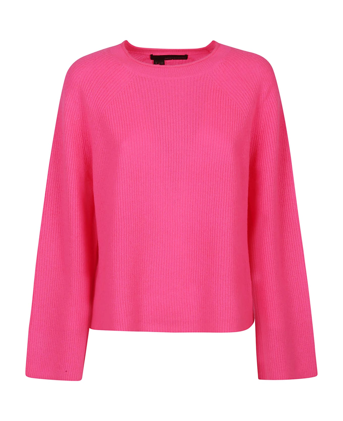 360Cashmere Sophie Trapeze Round Neck Sweater - Day Glo