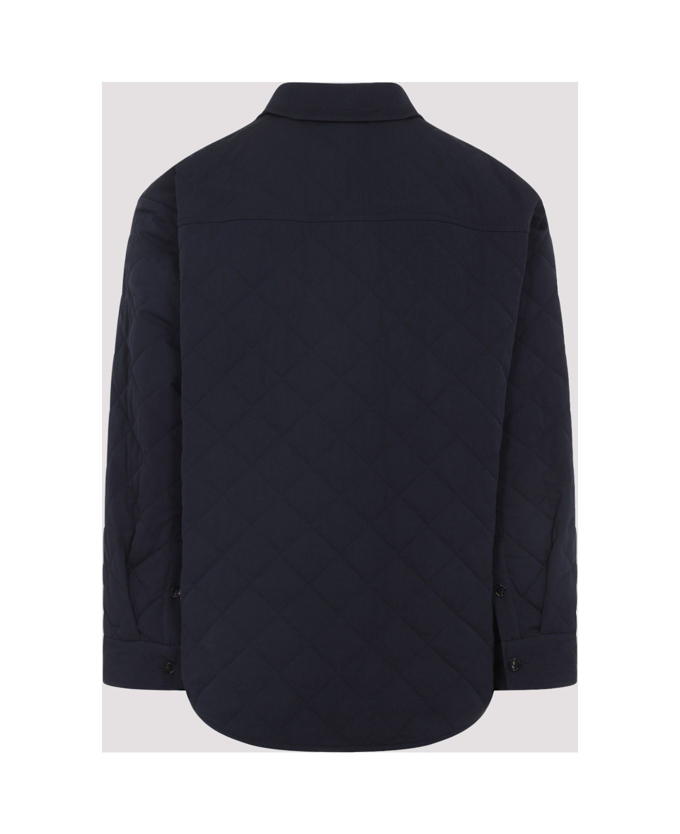 Bottega Veneta Quilted Overshirt - Midnight Blue