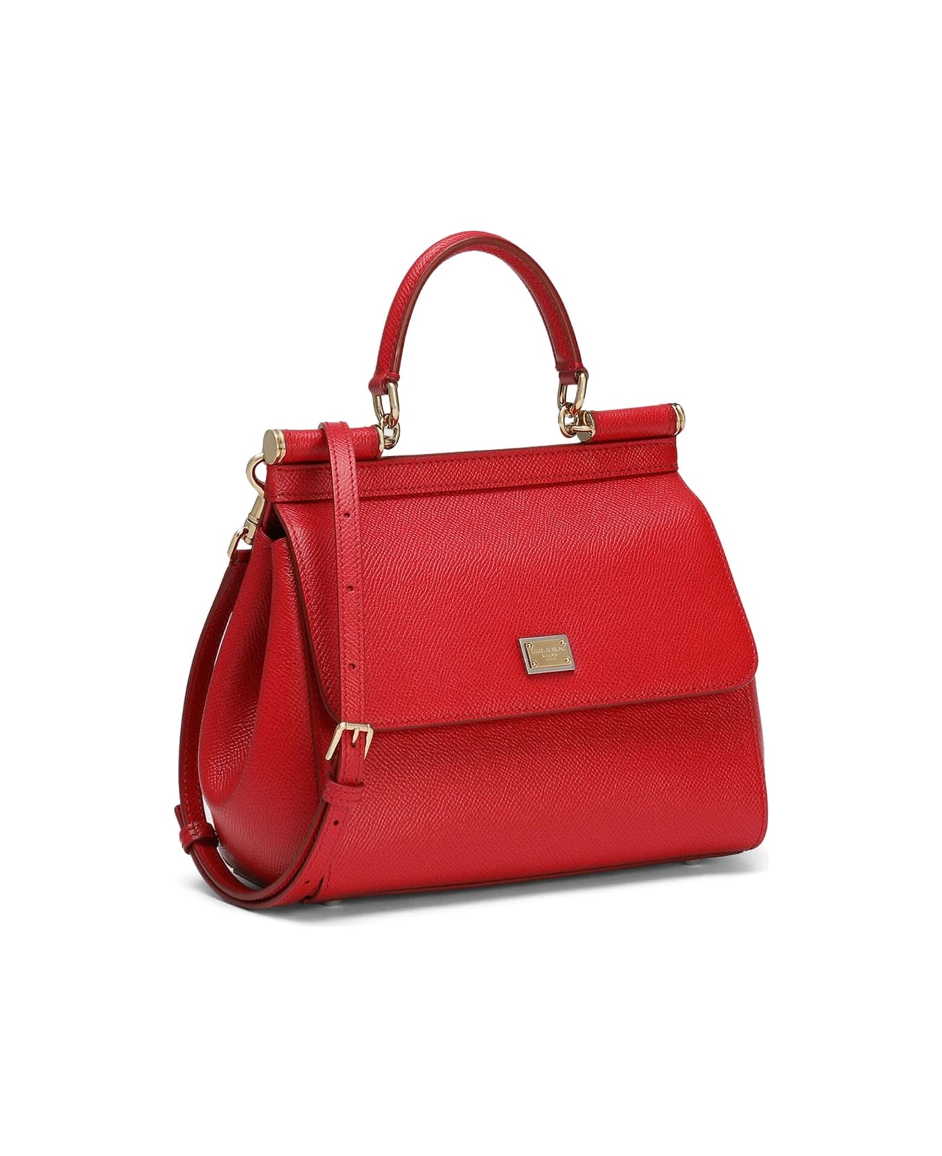 Dolce 
Gabbana Hand Bag "sicily" Medium - RED