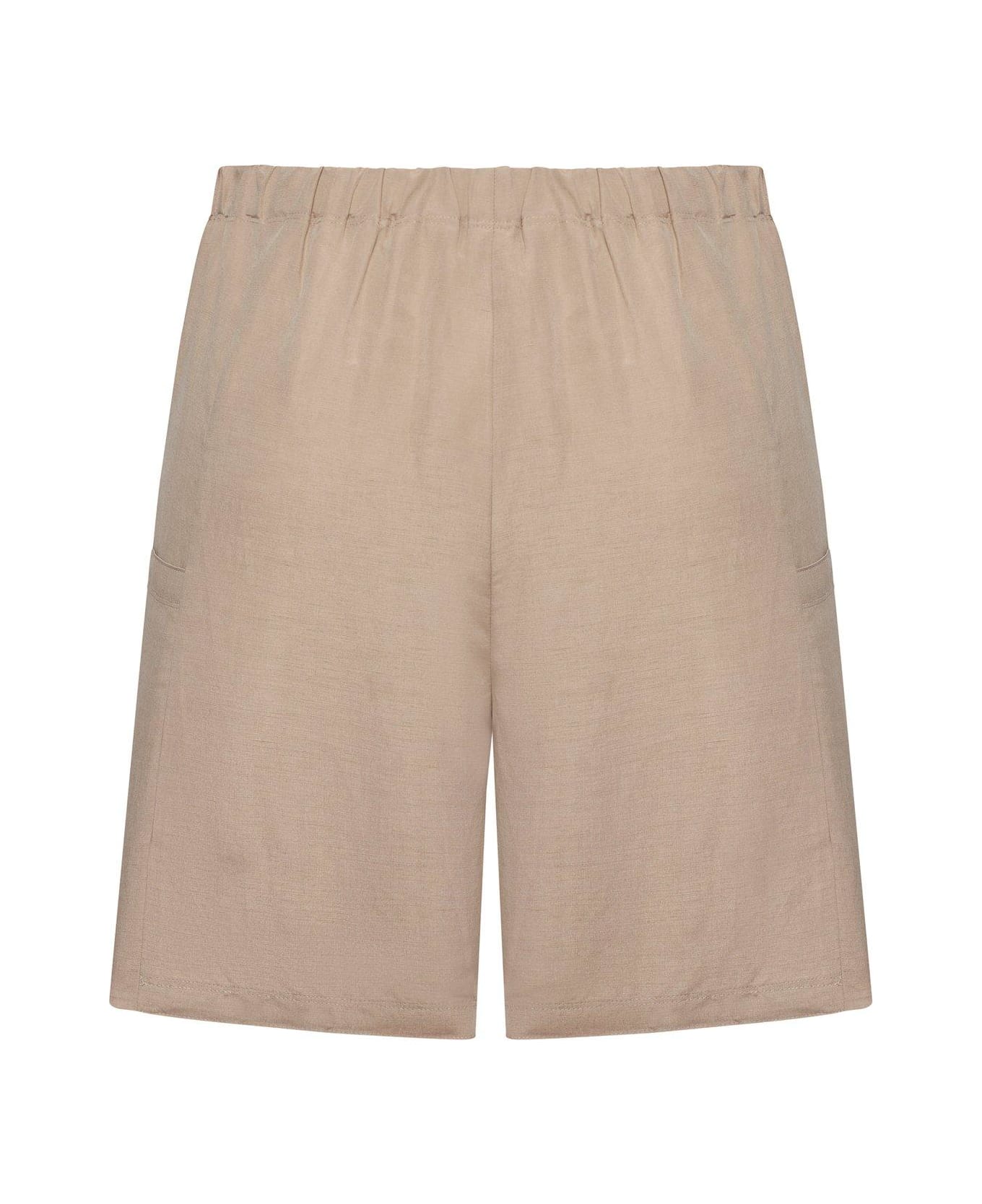 Max Mara Quebec Drawstring Shorts Max Mara - Beige