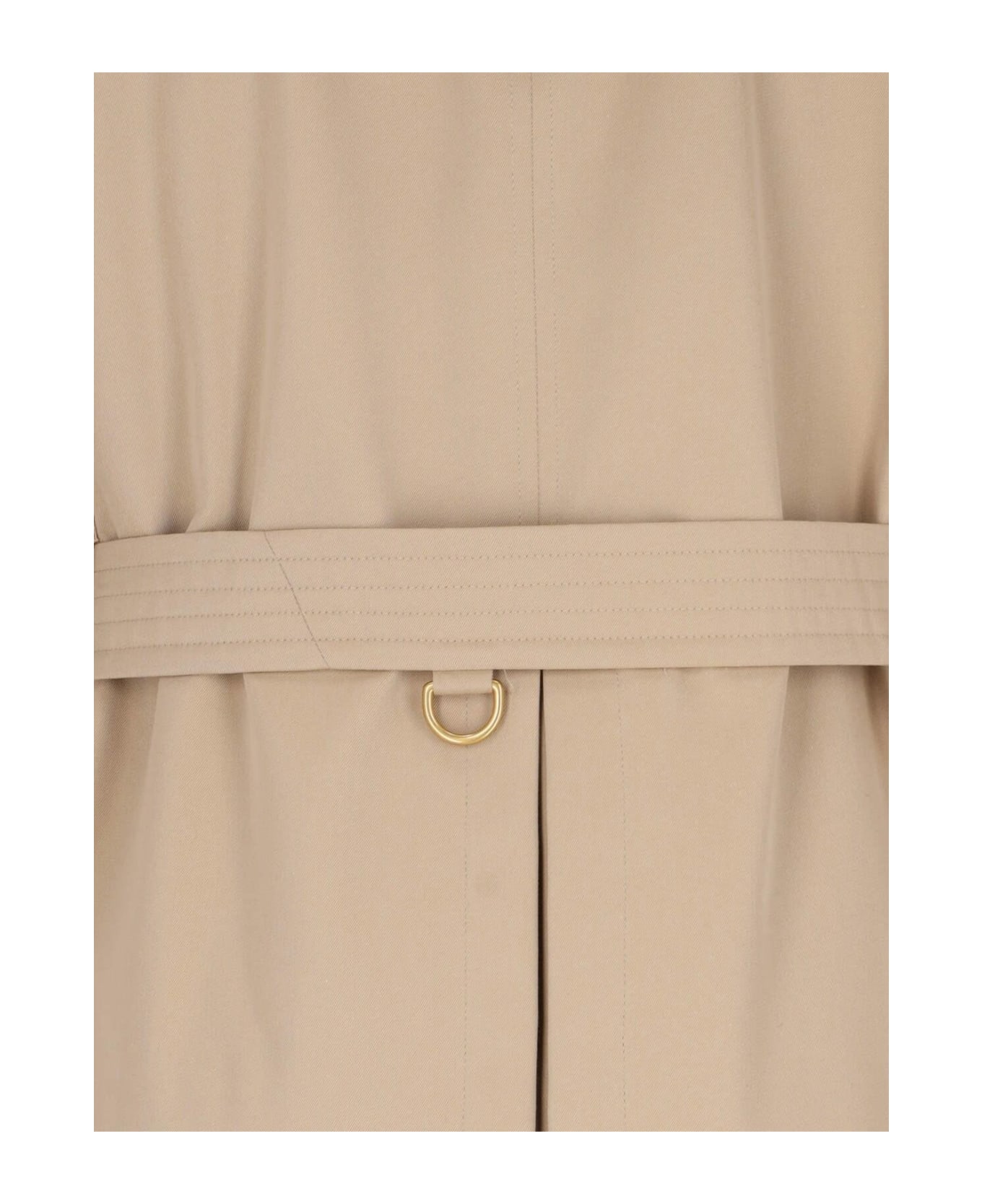 Burberry Double-breasted Trench Coat - Nude & Neutrals