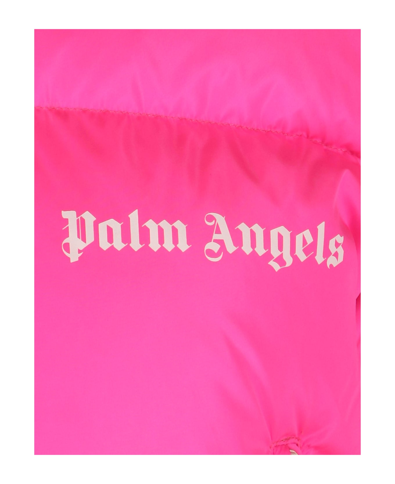 Palm Angels Fuchsia Nylon Down Jacket - Pink ダウンジャケット