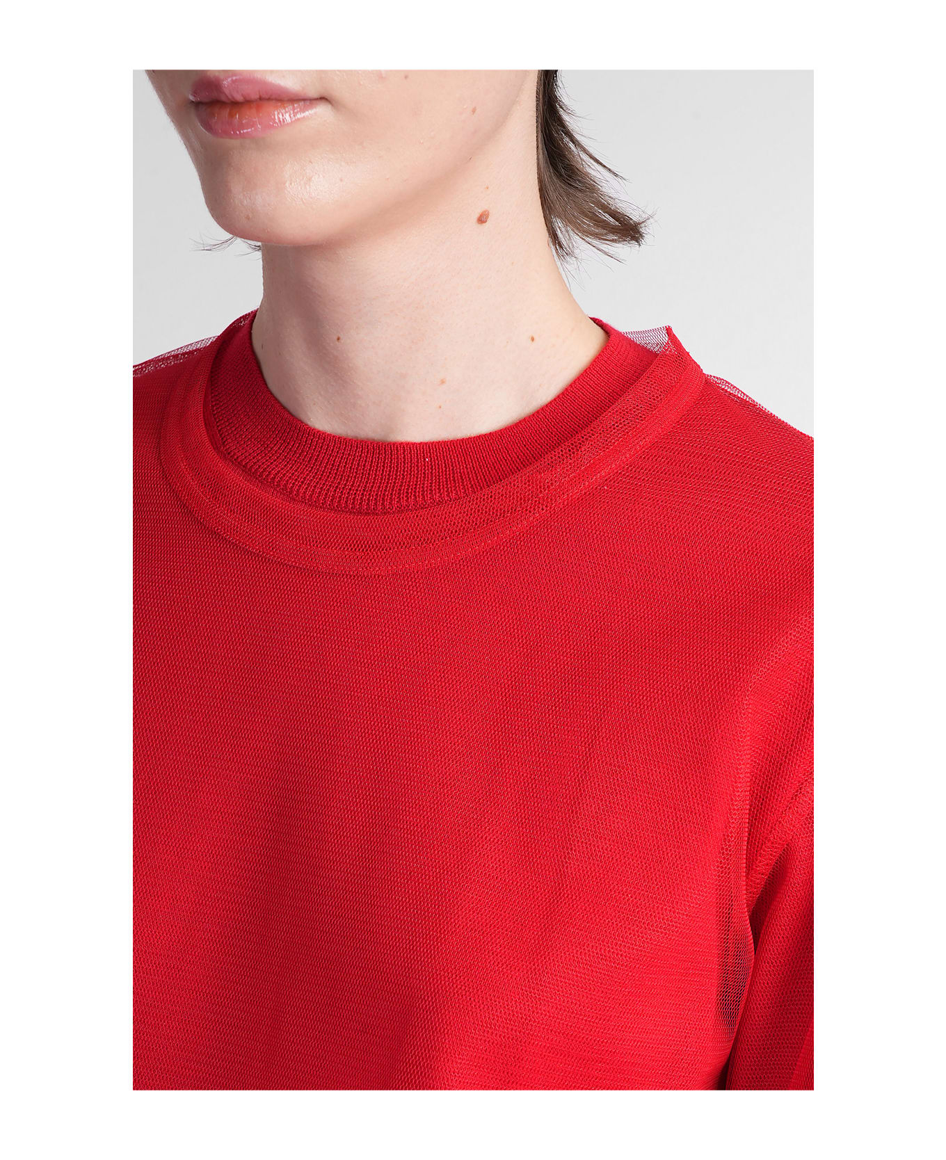 Comme des Garçons Knitwear In Red Wool - red
