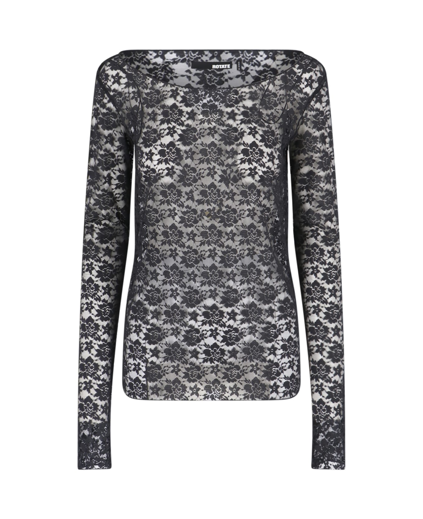 Rotate by Birger Christensen Lace Top - Black  