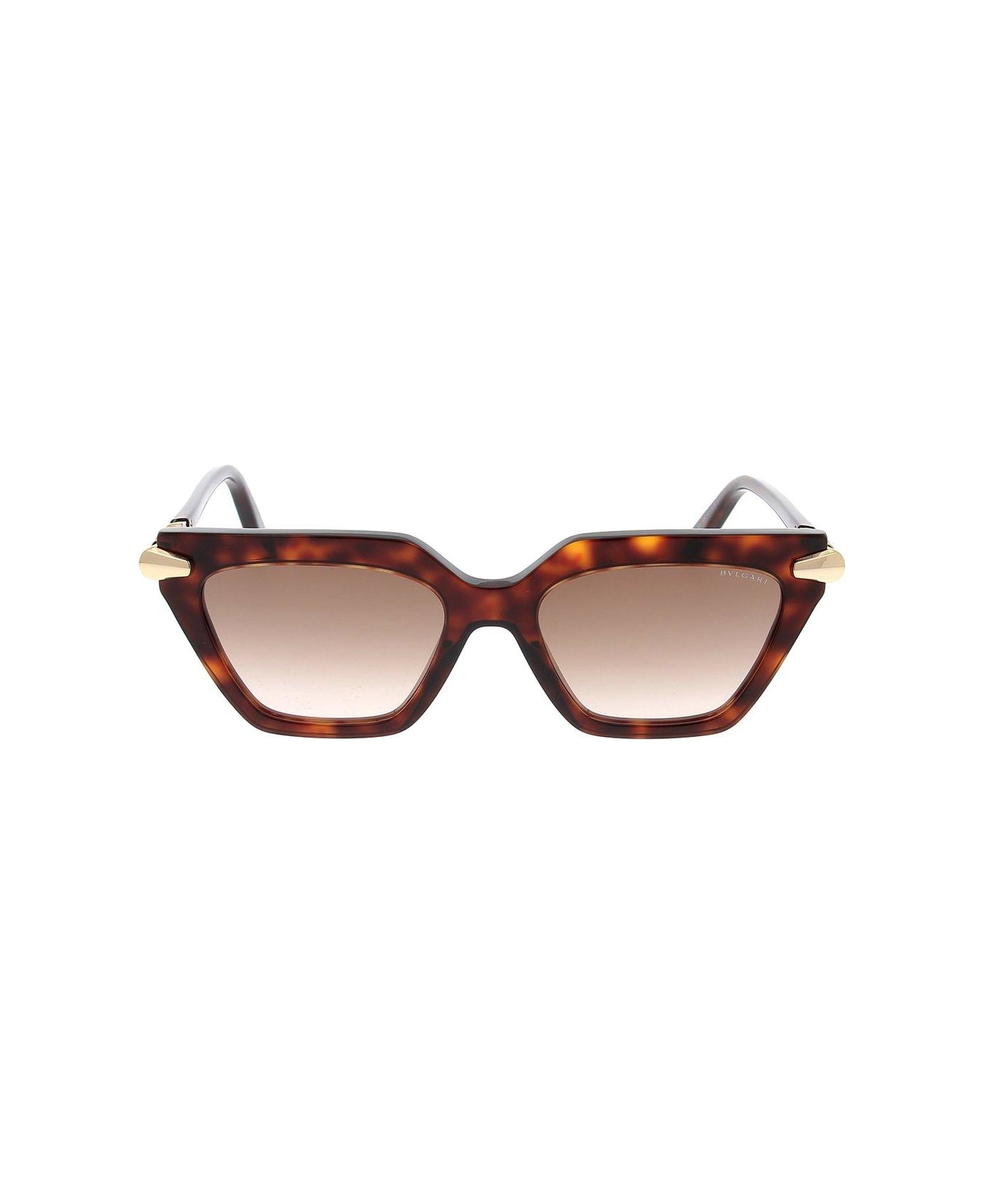 Bulgari Cat-eye Sunglasses - 54F - Havana