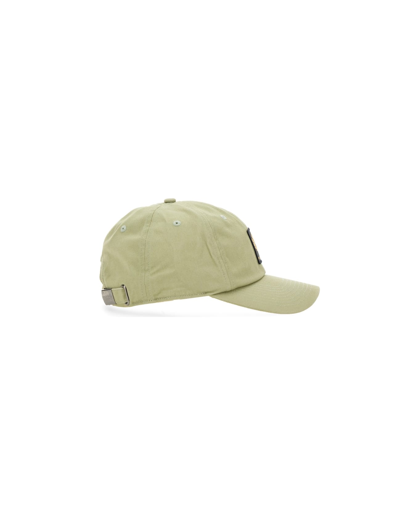 Belstaff Baseball Hat crystal-embellished With Logo - GREEN