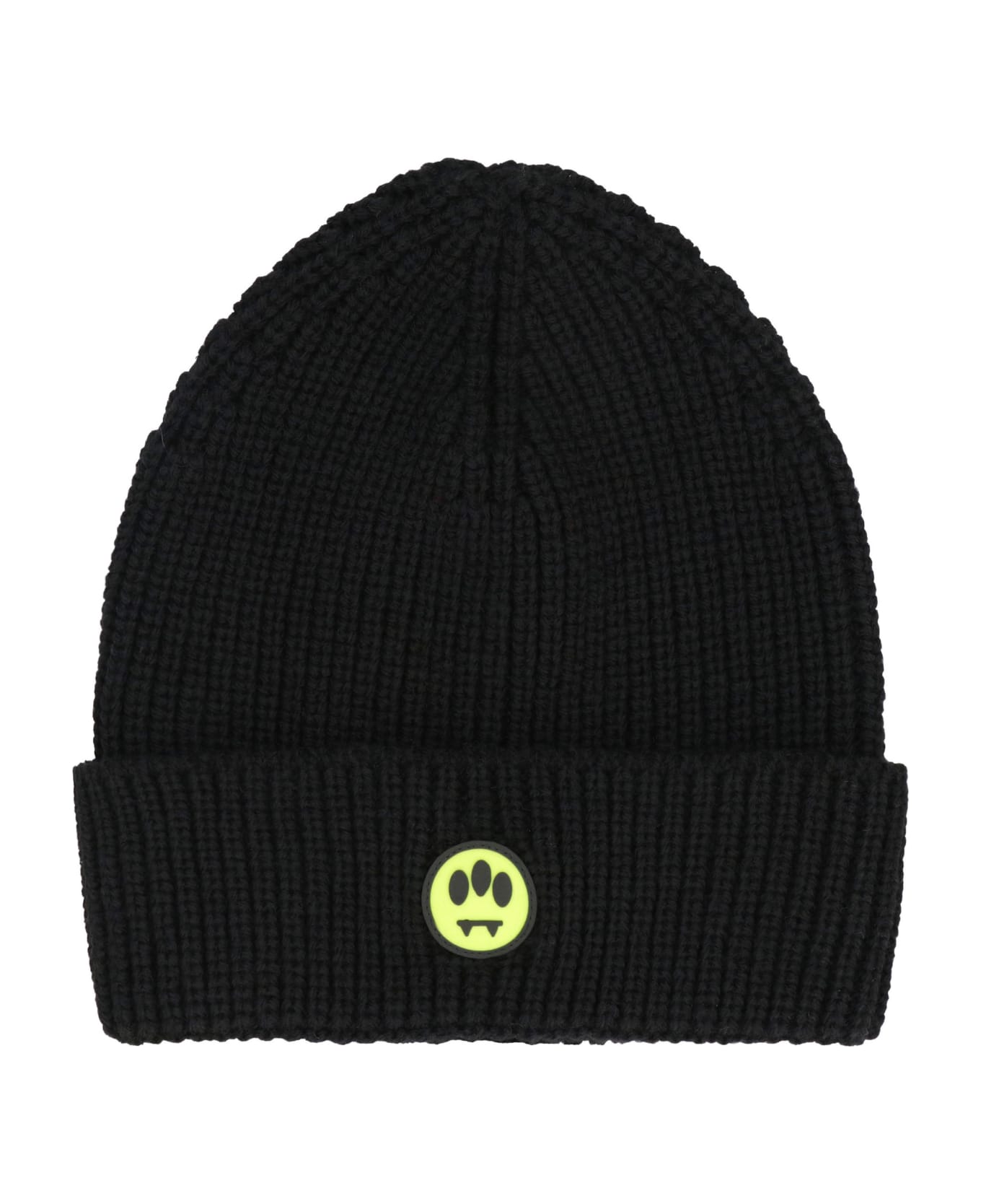 Barrow Logo Wool Beanie - Black 帽子