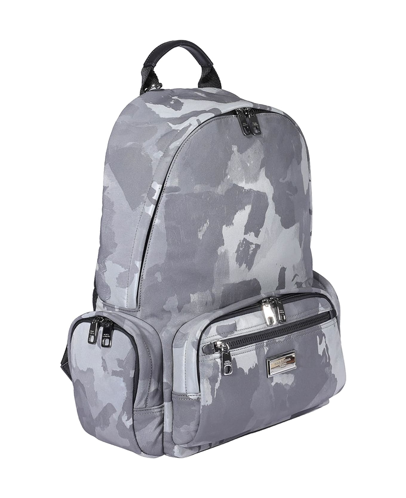 Dolce & Gabbana Camouflage Backpack - Gray