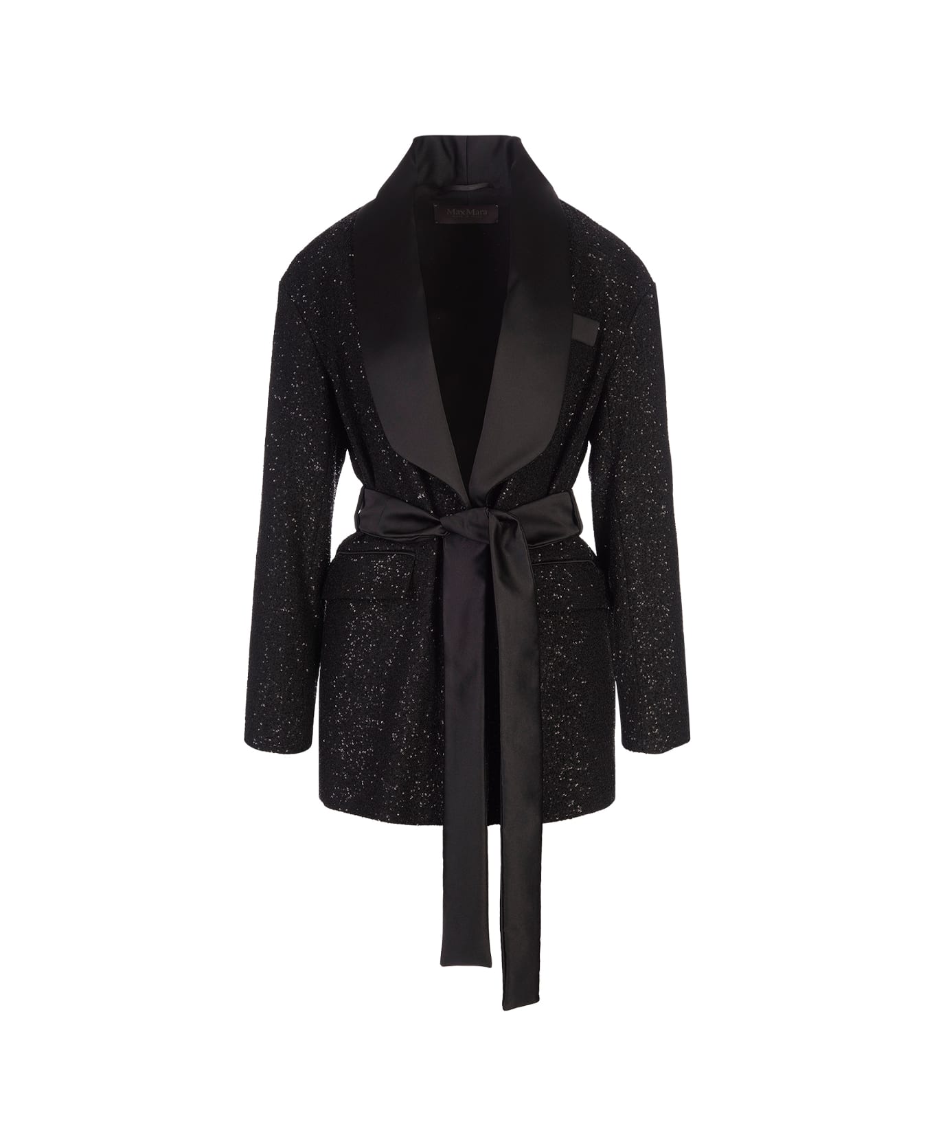 【送料&関税込】Max Mara Black Pau Jacket Max Mara Black Pau Jacket | italist