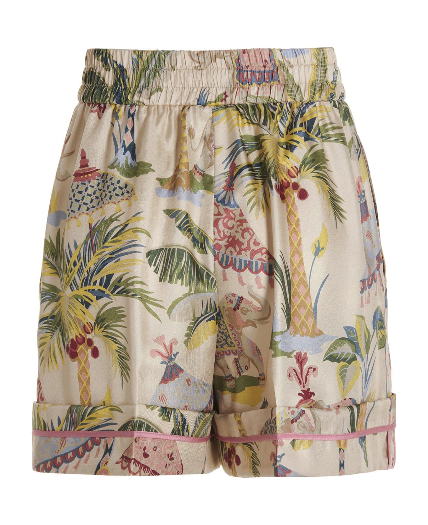 RED Valentino All-over Print Shorts | italist, ALWAYS LIKE A SALE