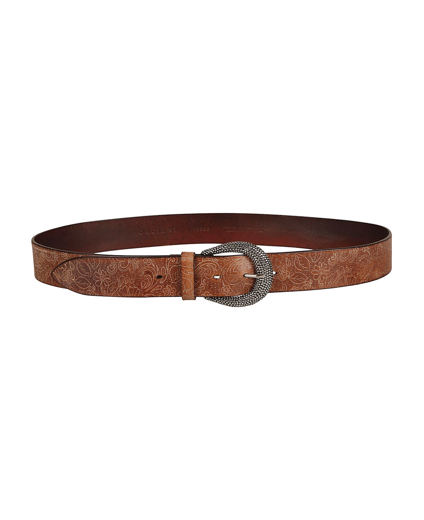 Orciani Stain Soapy Belt - Leather Brown