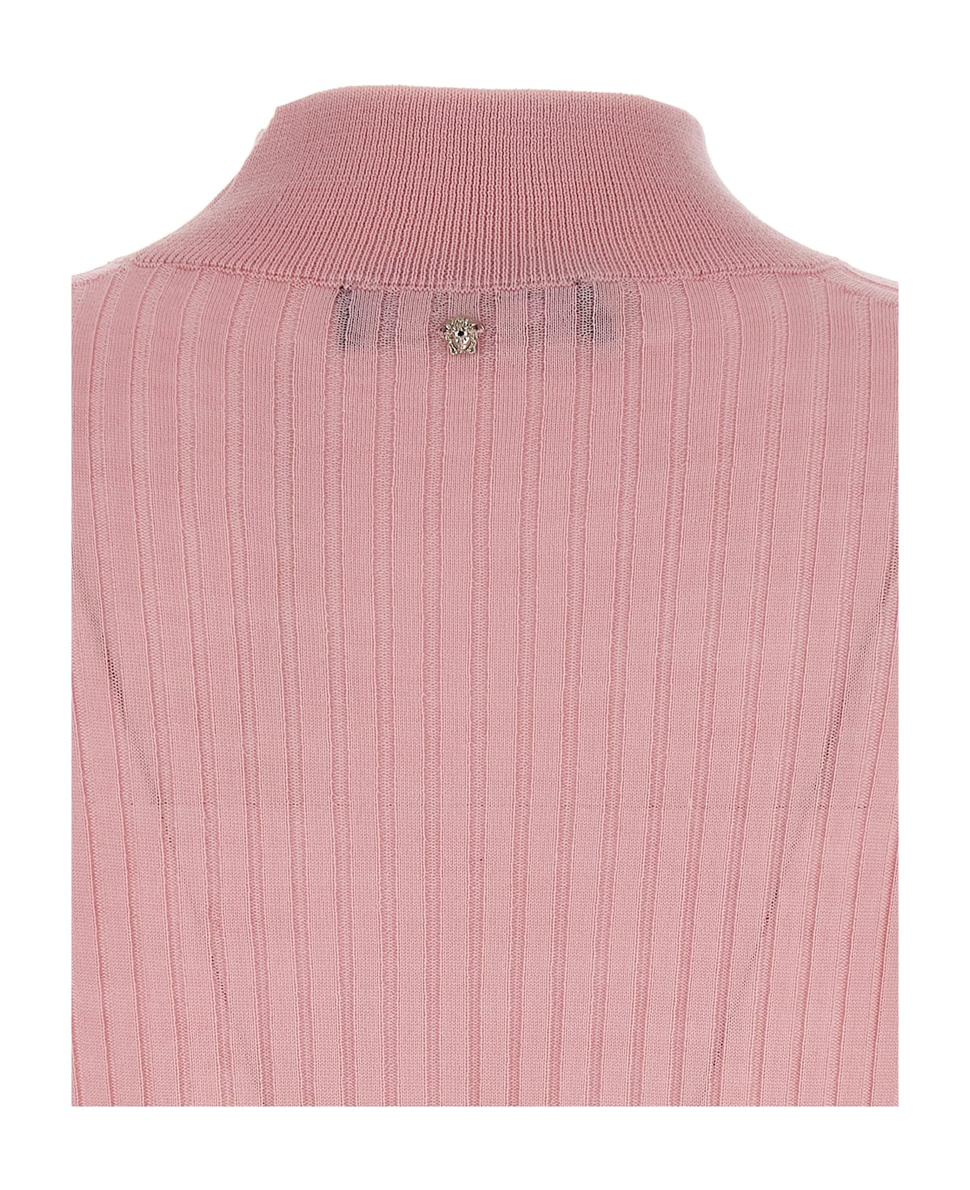 Versace Ribbed Wool Sweater - Pink