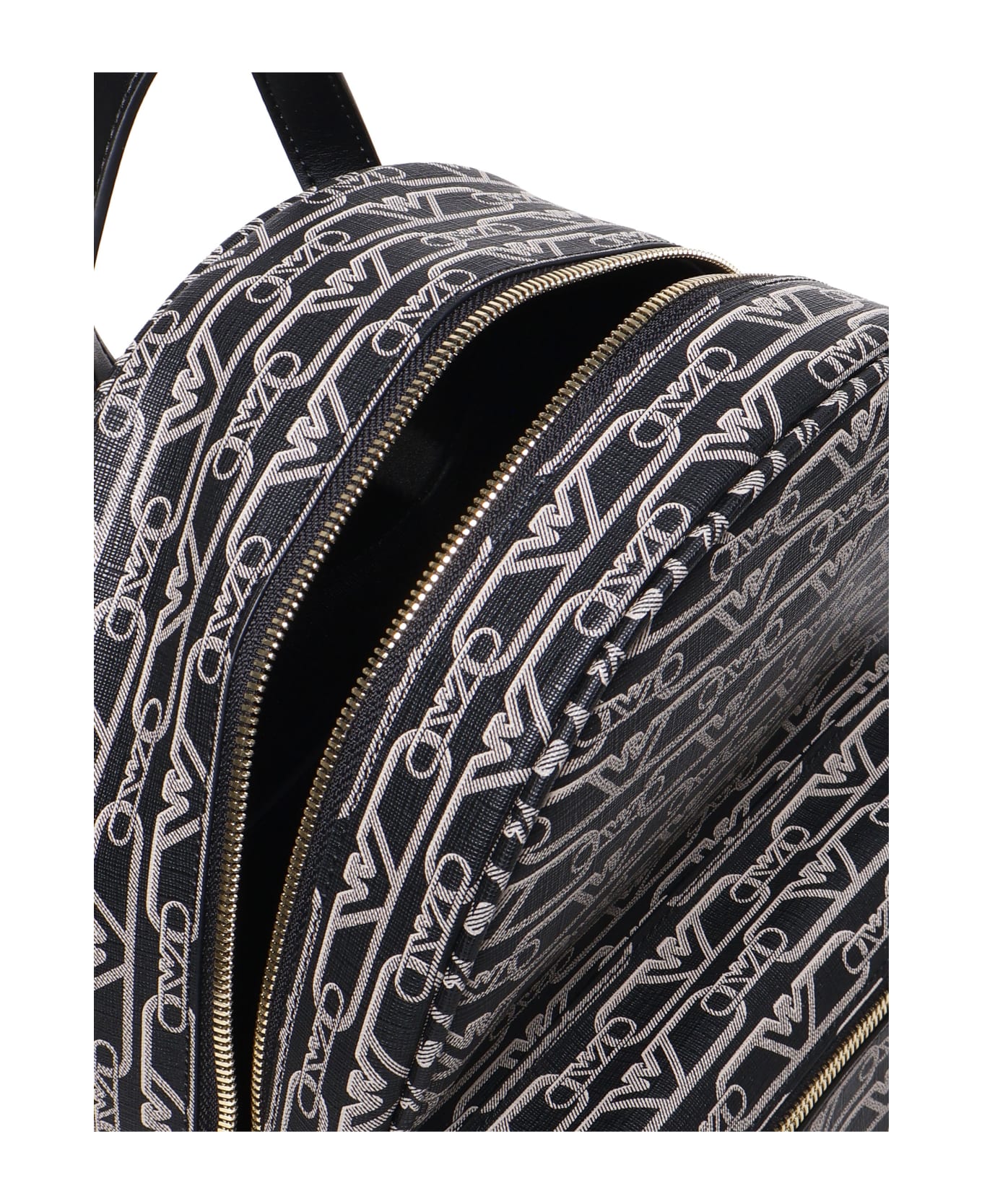 Emporio Armani La Gio Backpack - NERO-ECRU