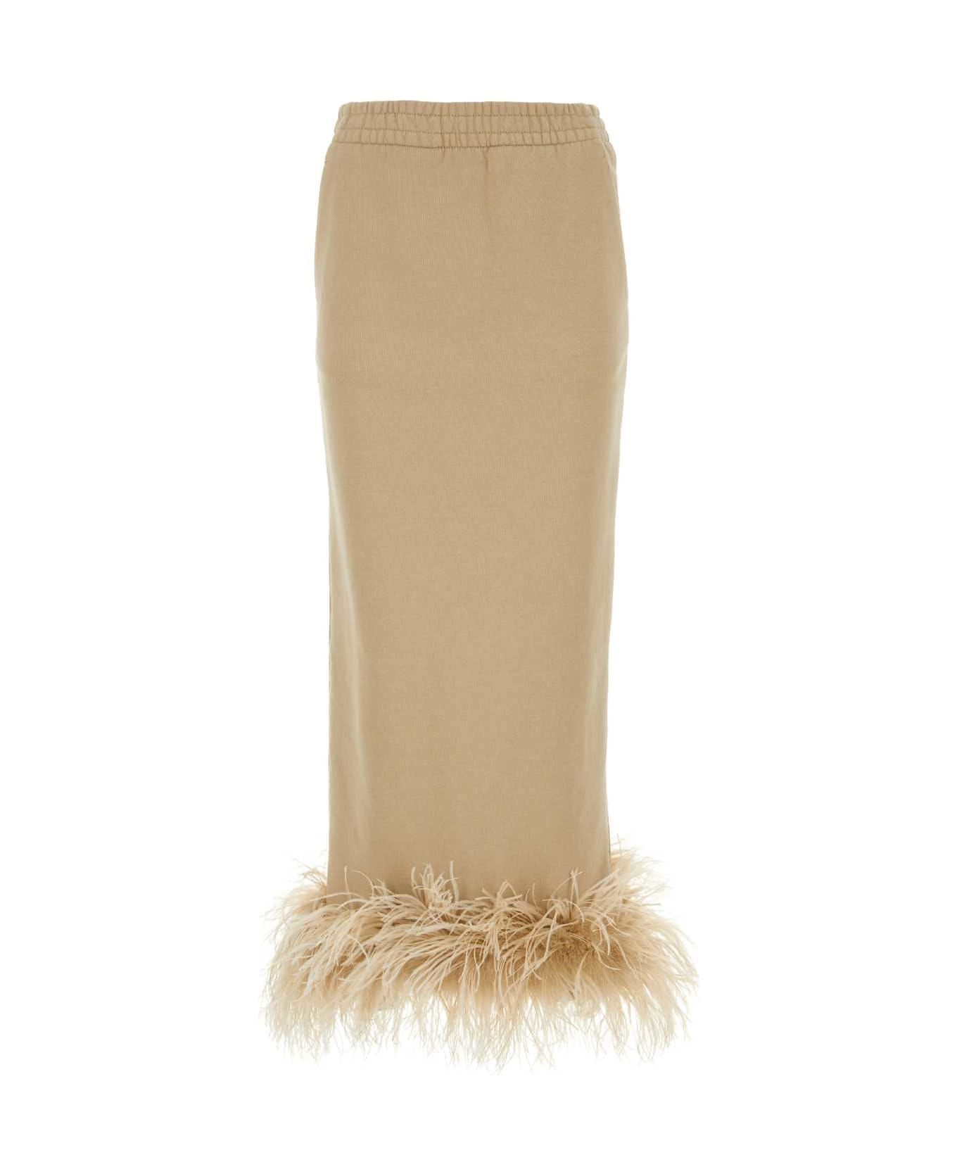 Prada Beige Cotton Skirt - ALBINO